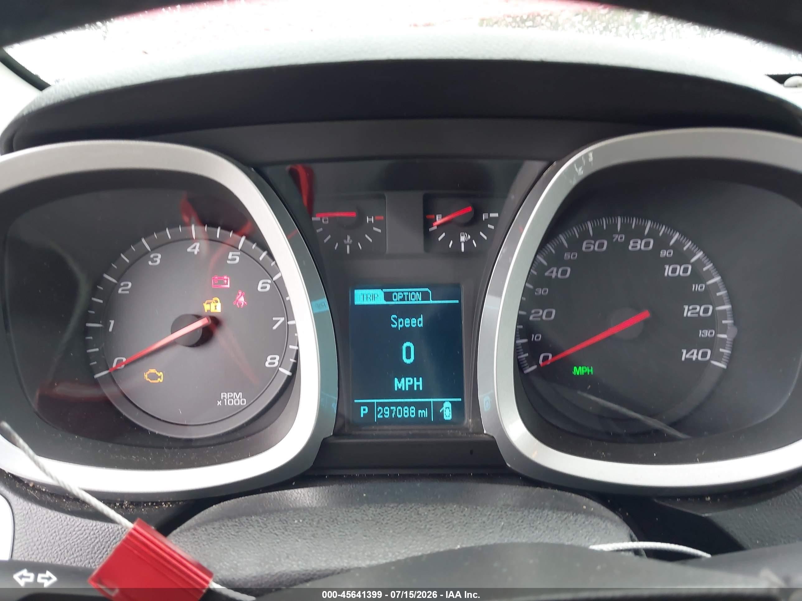 2015 Chevrolet Equinox Lt Red vin: 2GNFLGE36F6428207