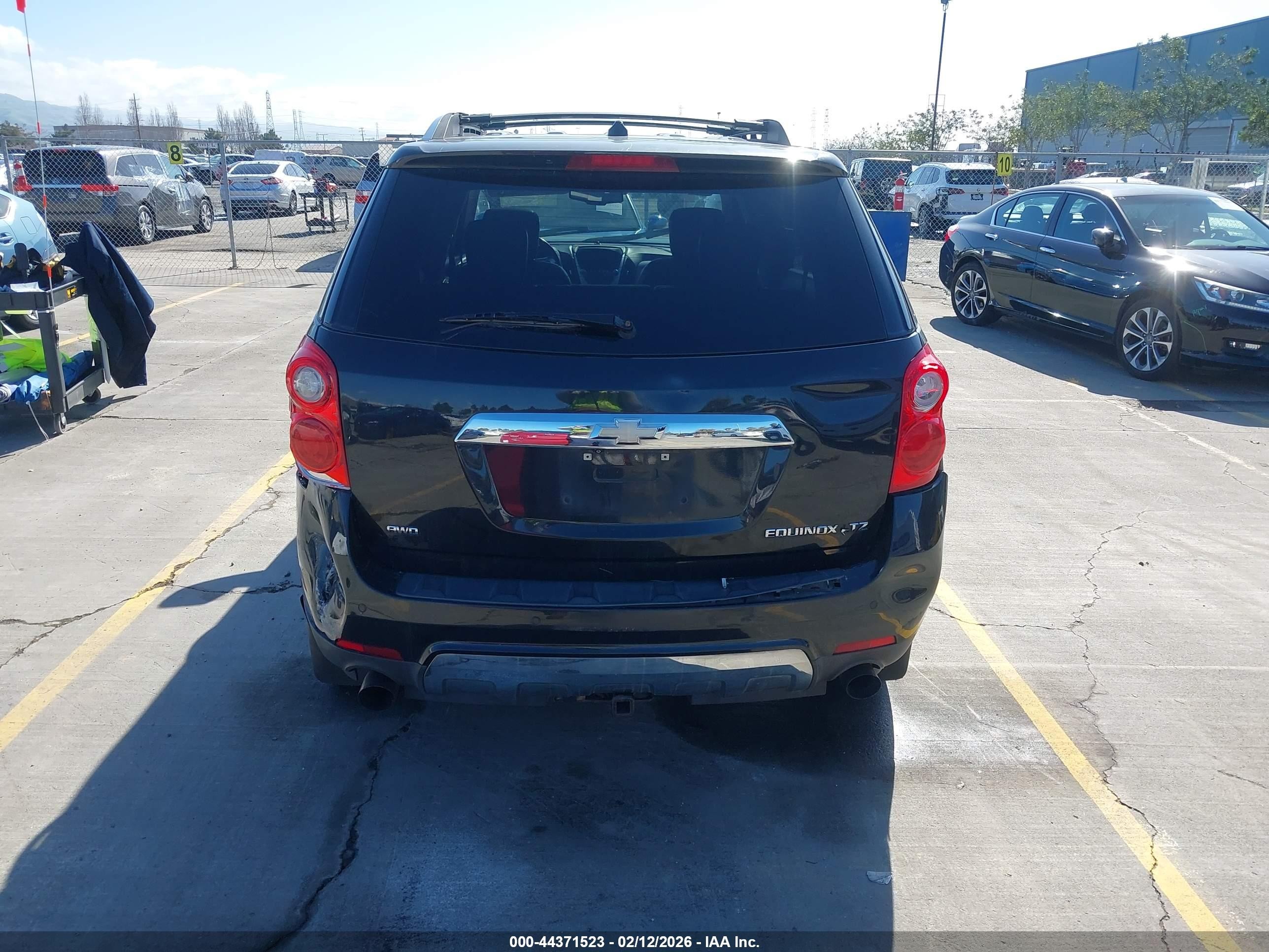 2013 Chevrolet Equinox Ltz Черный vin: 2GNFLGE37D6184807