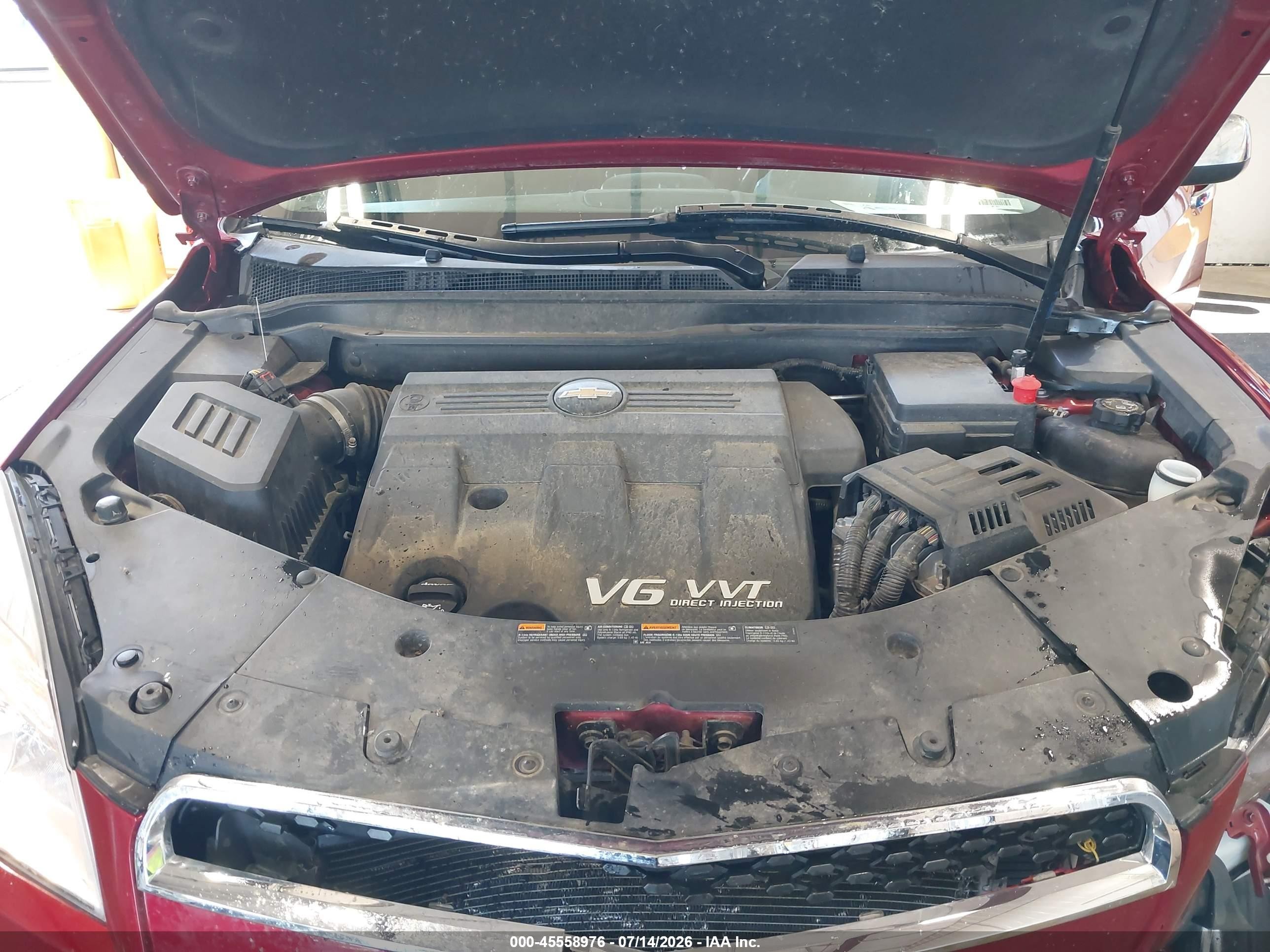 2013 Chevrolet Equinox Ltz Red vin: 2GNFLGE37D6267167