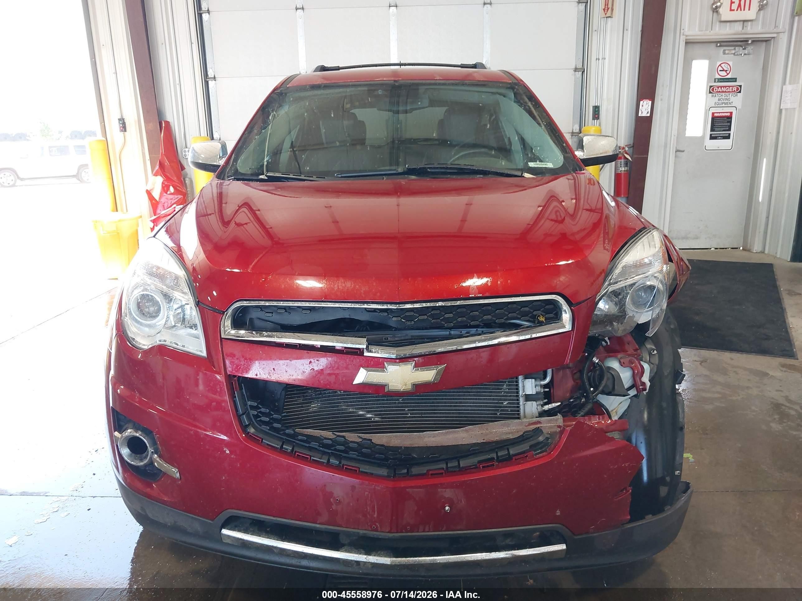 2013 Chevrolet Equinox Ltz Red vin: 2GNFLGE37D6267167