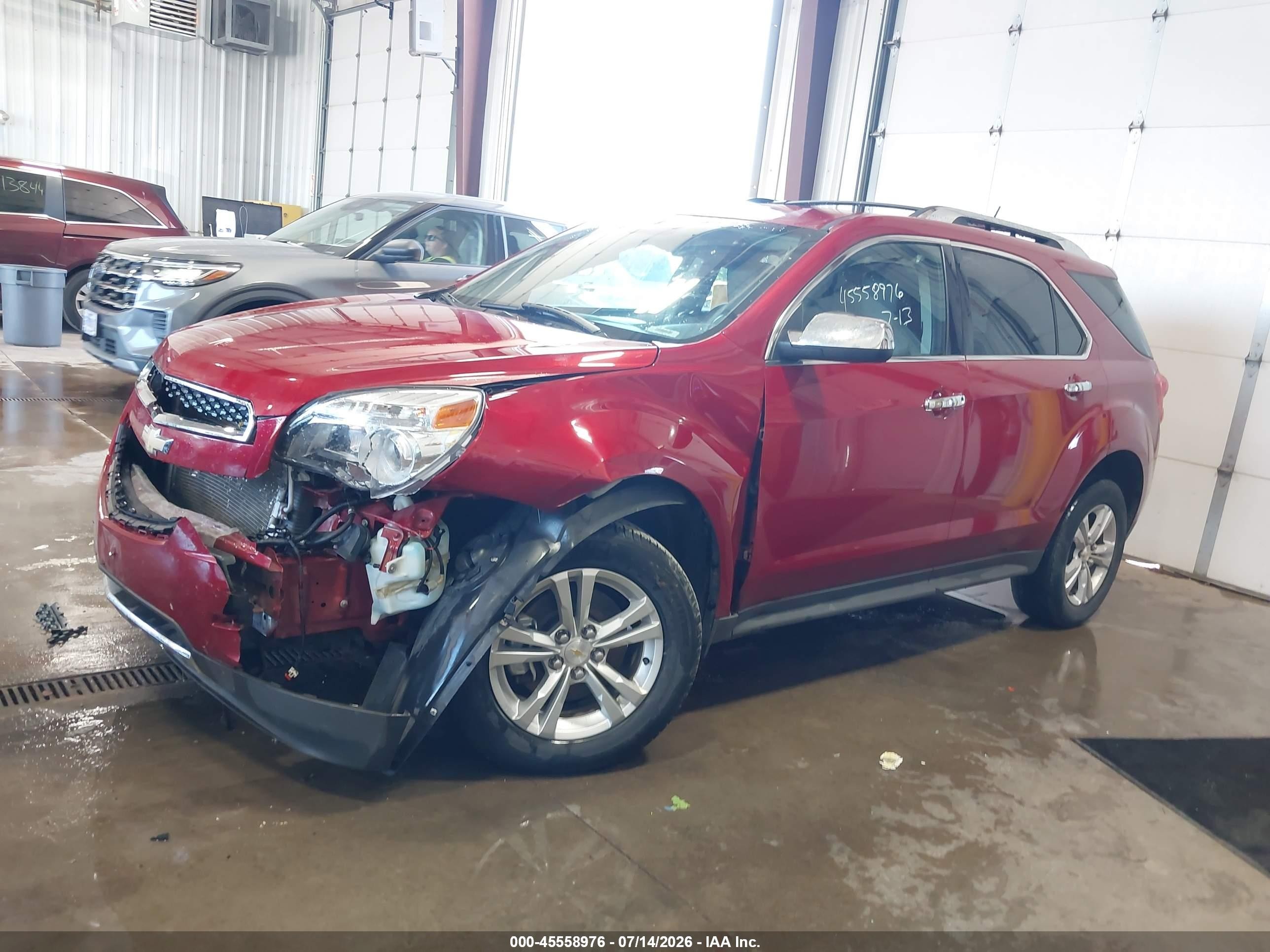 2013 Chevrolet Equinox Ltz Red vin: 2GNFLGE37D6267167