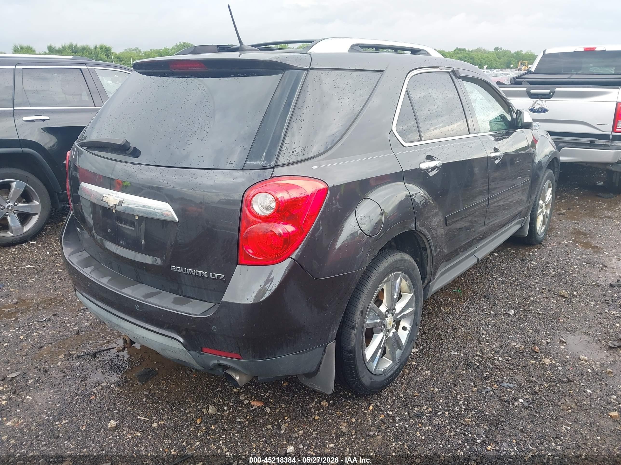 2013 Chevrolet Equinox Ltz Black vin: 2GNFLGE39D6181858