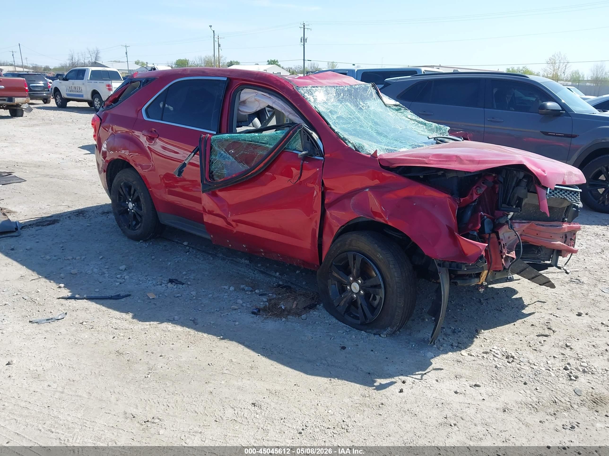 2015 Chevrolet Equinox 2lt Red vin: 2GNFLGE3XF6126385