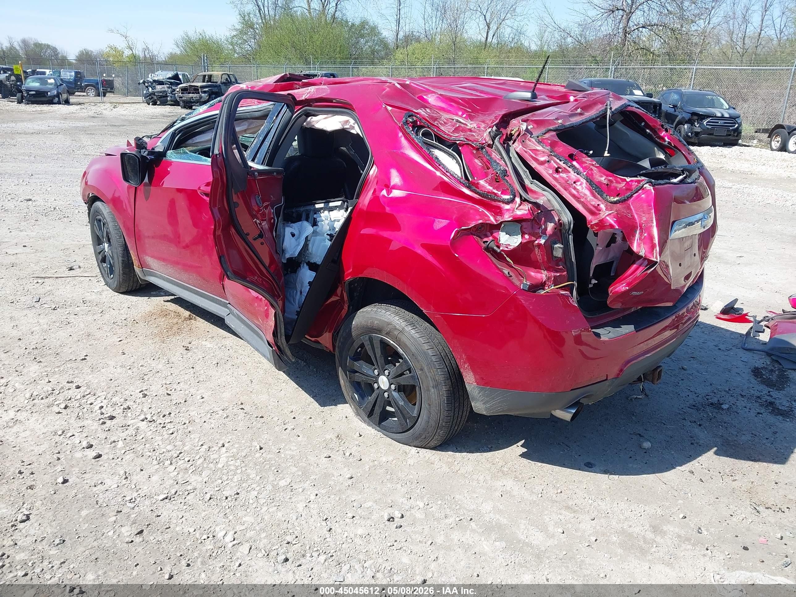 2015 Chevrolet Equinox 2lt Red vin: 2GNFLGE3XF6126385