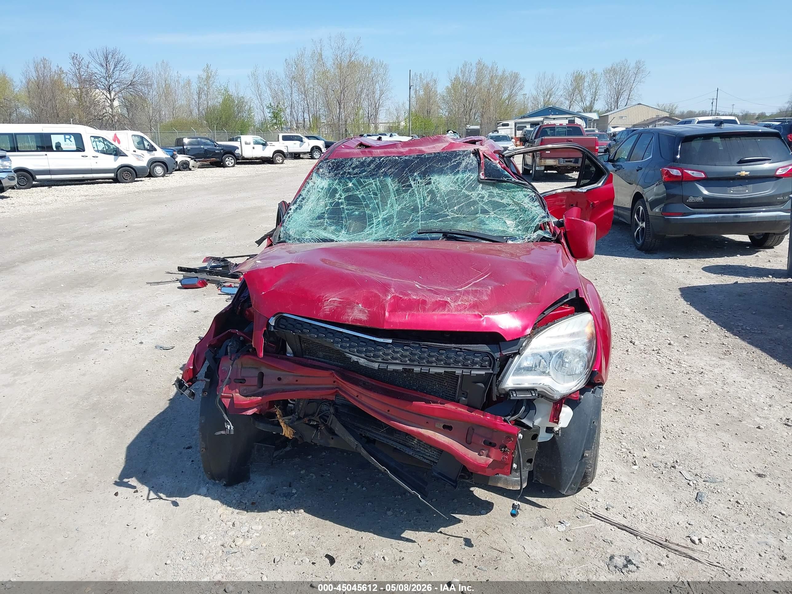 2015 Chevrolet Equinox 2lt Red vin: 2GNFLGE3XF6126385
