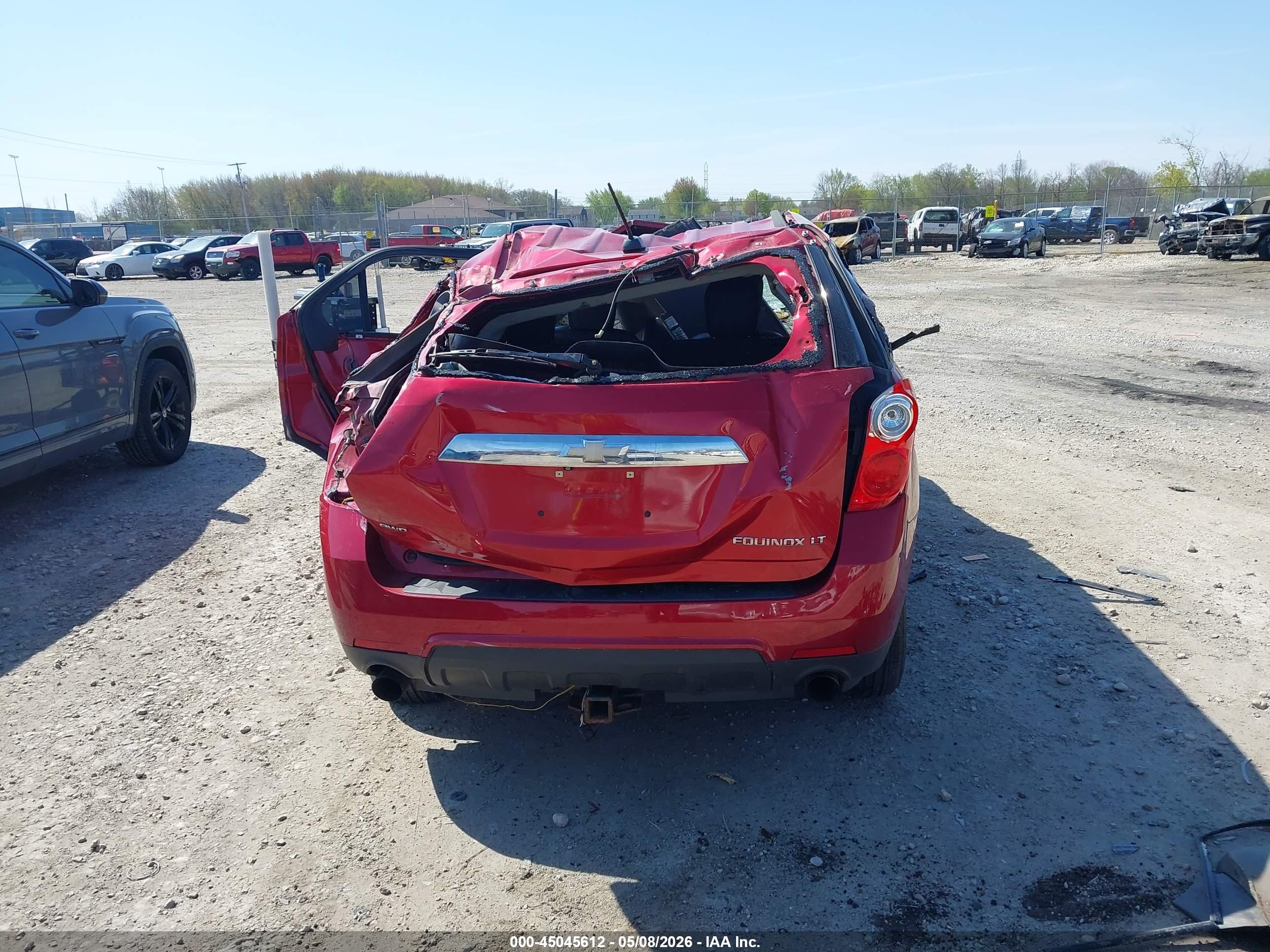 2015 Chevrolet Equinox 2lt Red vin: 2GNFLGE3XF6126385
