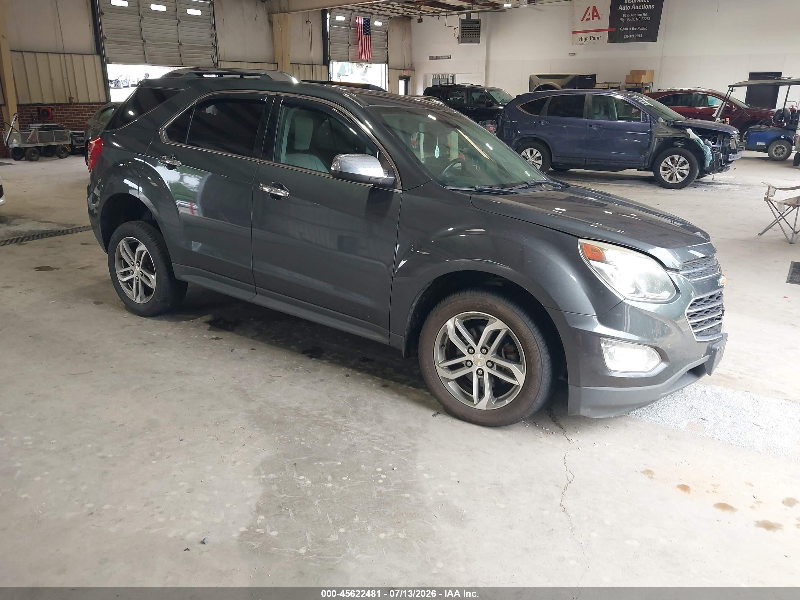2017 Chevrolet Equinox Premier Gray vin: 2GNFLGE3XH6202223