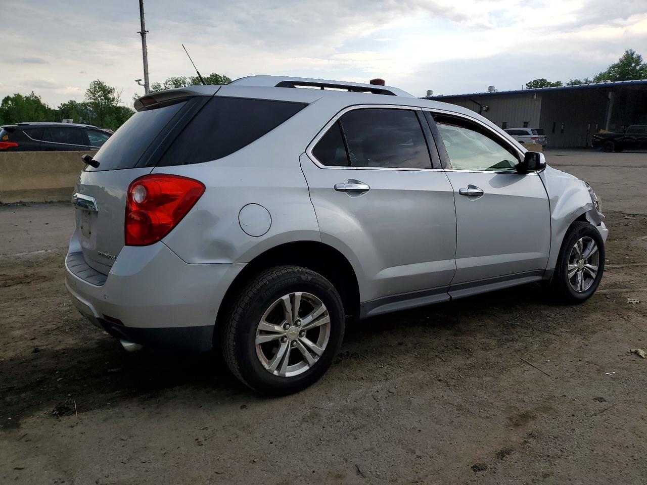 2012 Chevrolet Equinox Ltz Silver vin: 2GNFLGE50C6150434