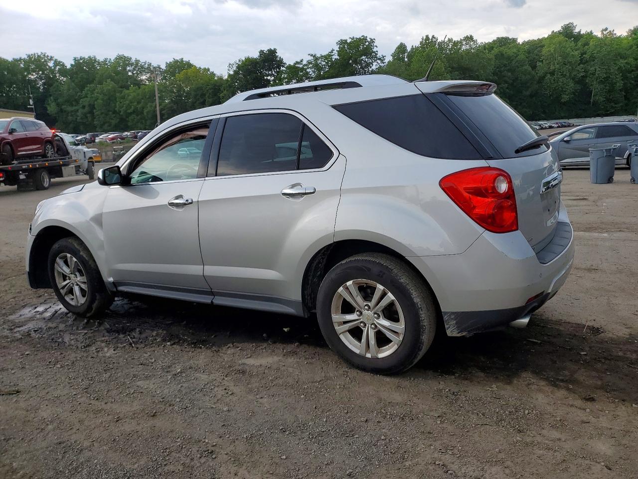 2012 Chevrolet Equinox Ltz Silver vin: 2GNFLGE50C6150434