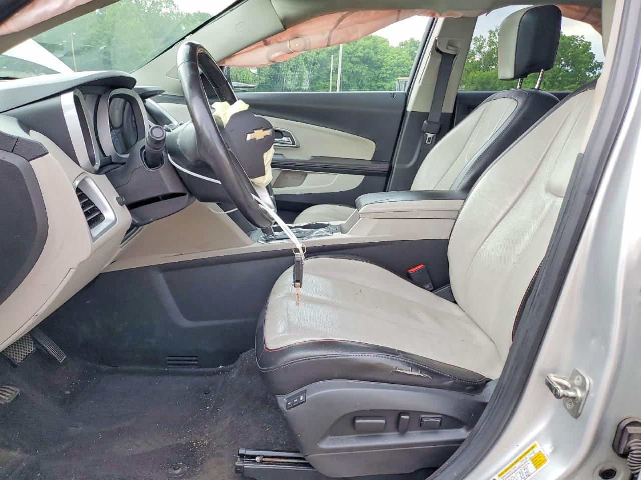 2012 Chevrolet Equinox Ltz Silver vin: 2GNFLGE50C6150434
