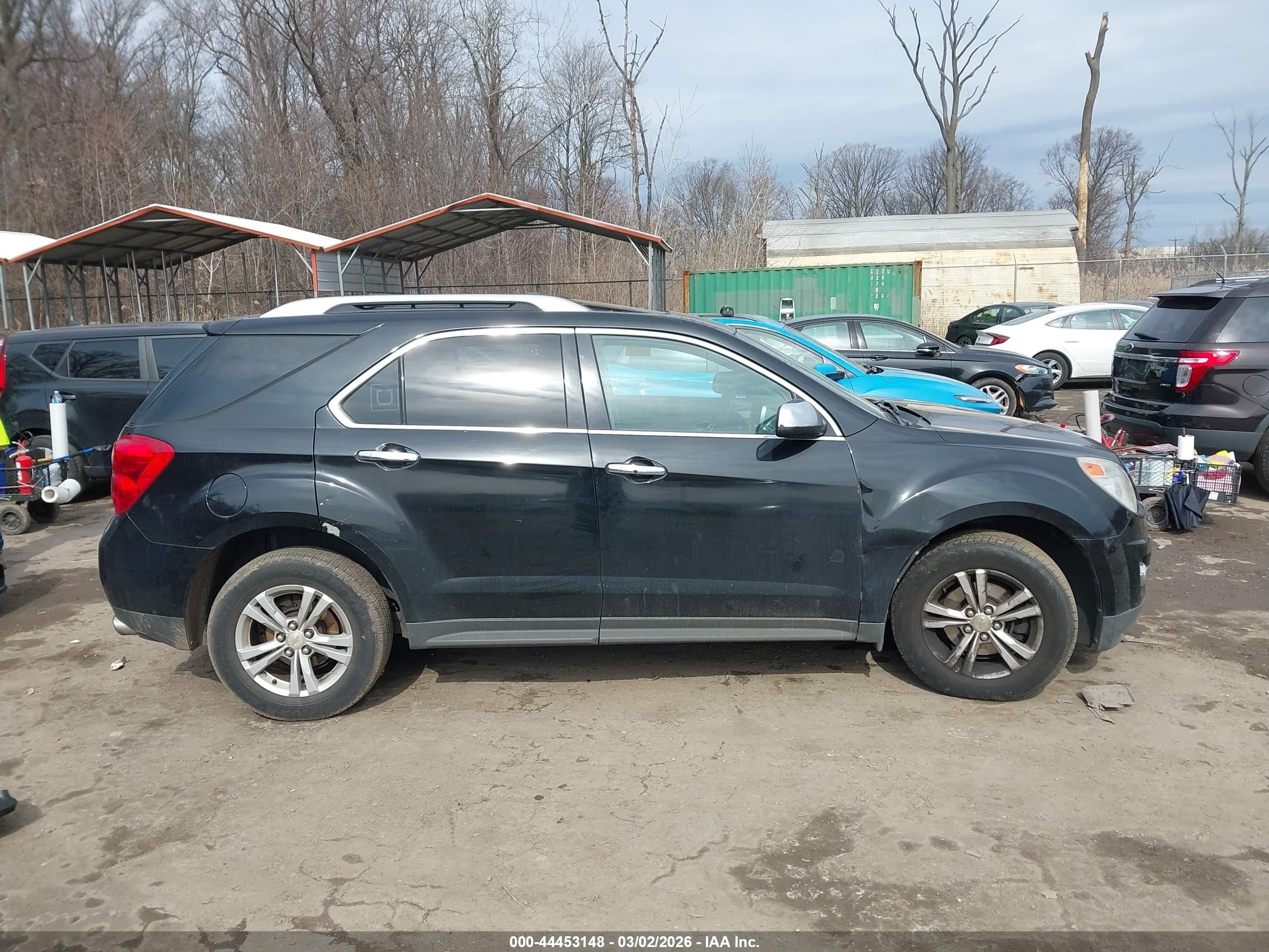2012 Chevrolet Equinox Ltz Черный vin: 2GNFLGE50C6194661