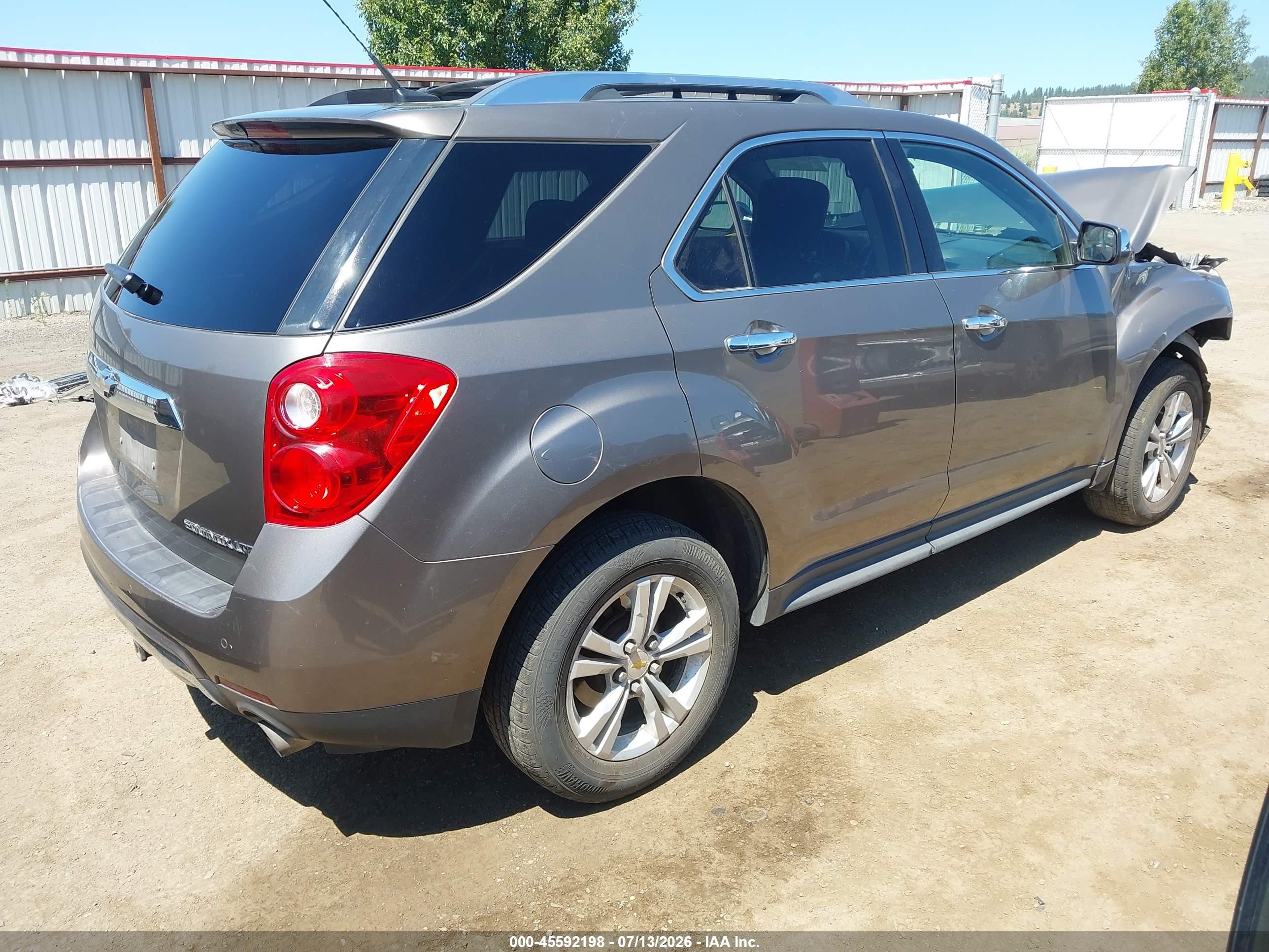 2012 Chevrolet Equinox Ltz Серый vin: 2GNFLGE50C6202273