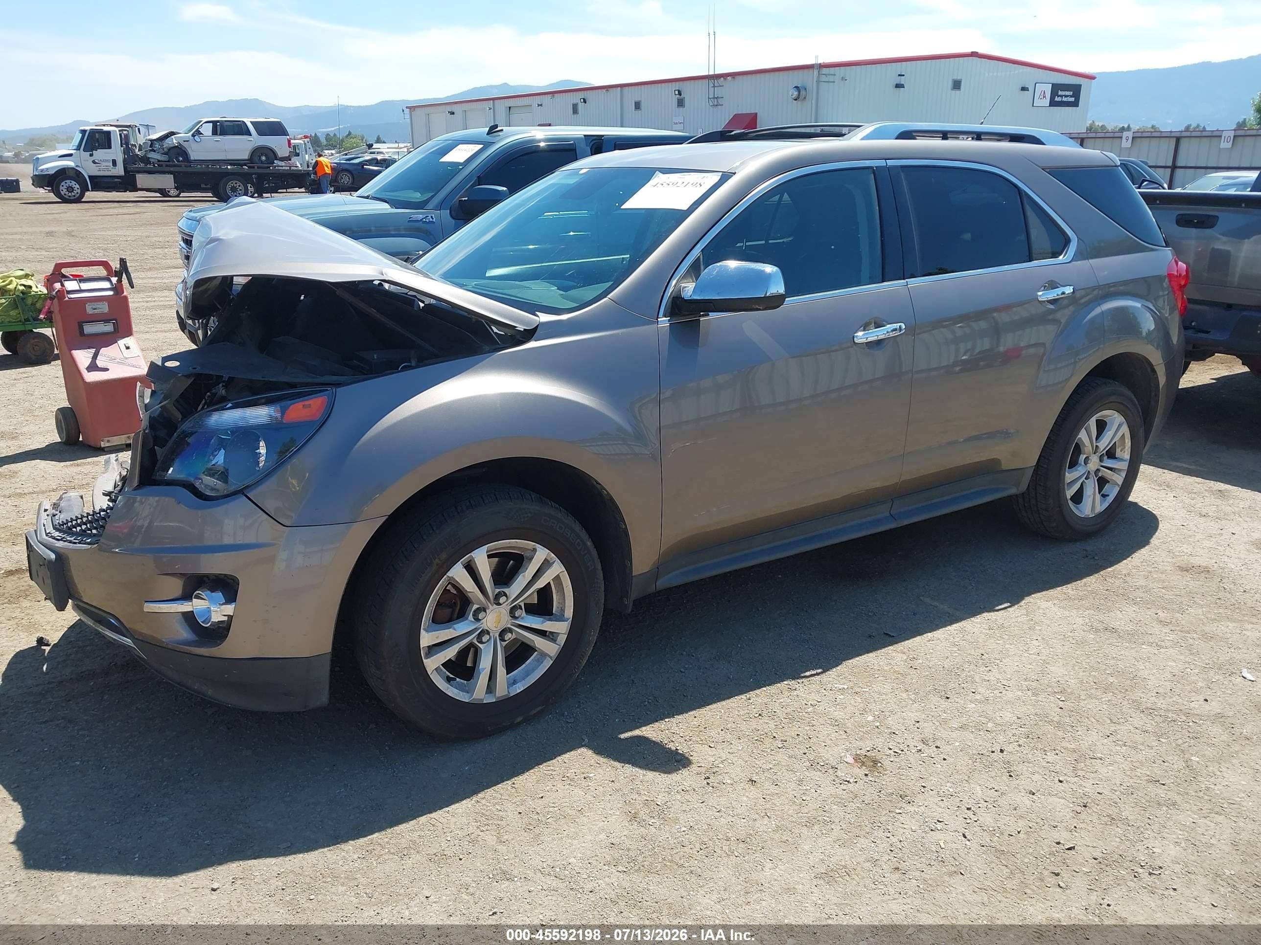 2012 Chevrolet Equinox Ltz Серый vin: 2GNFLGE50C6202273