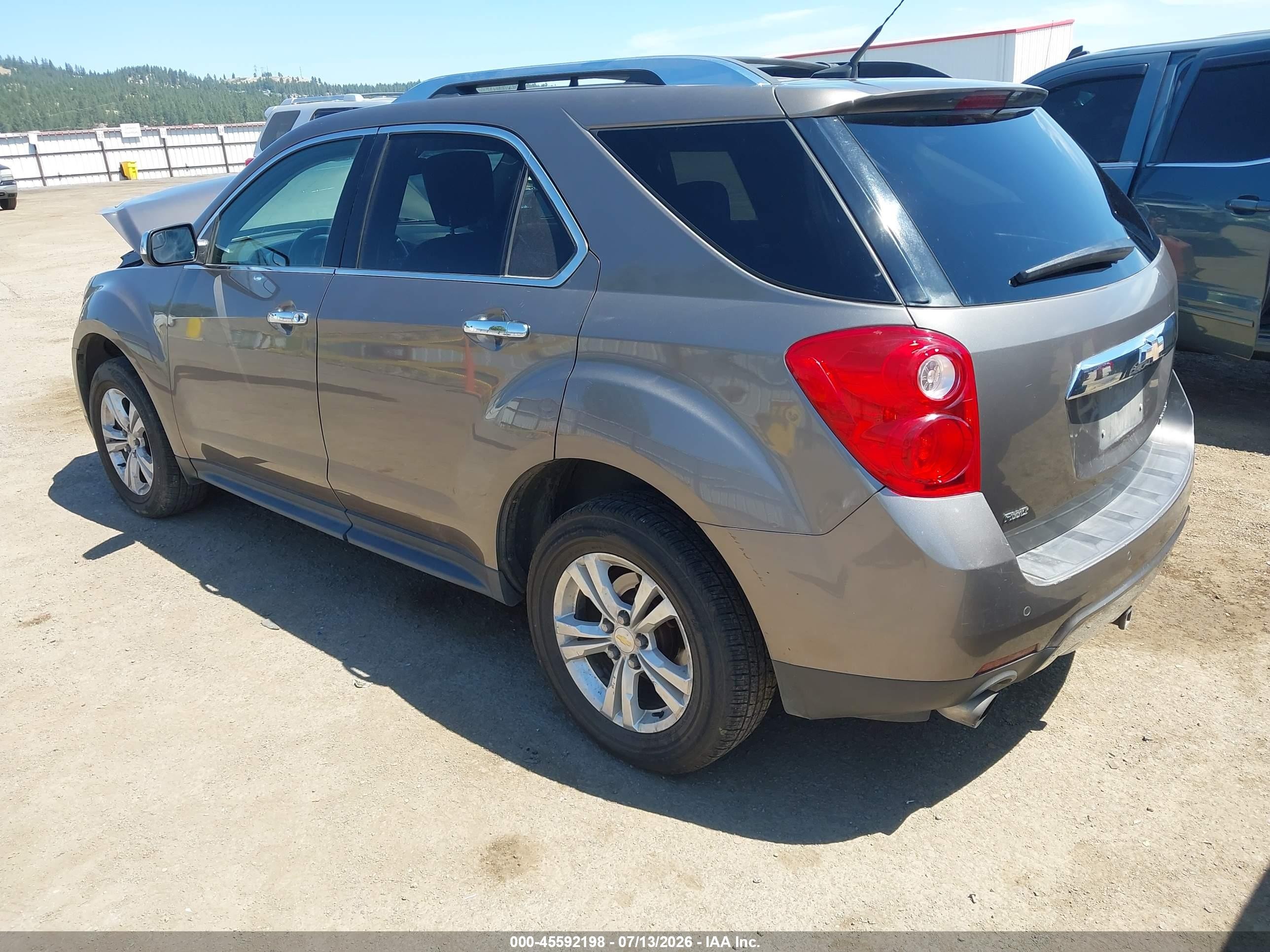 2012 Chevrolet Equinox Ltz Серый vin: 2GNFLGE50C6202273