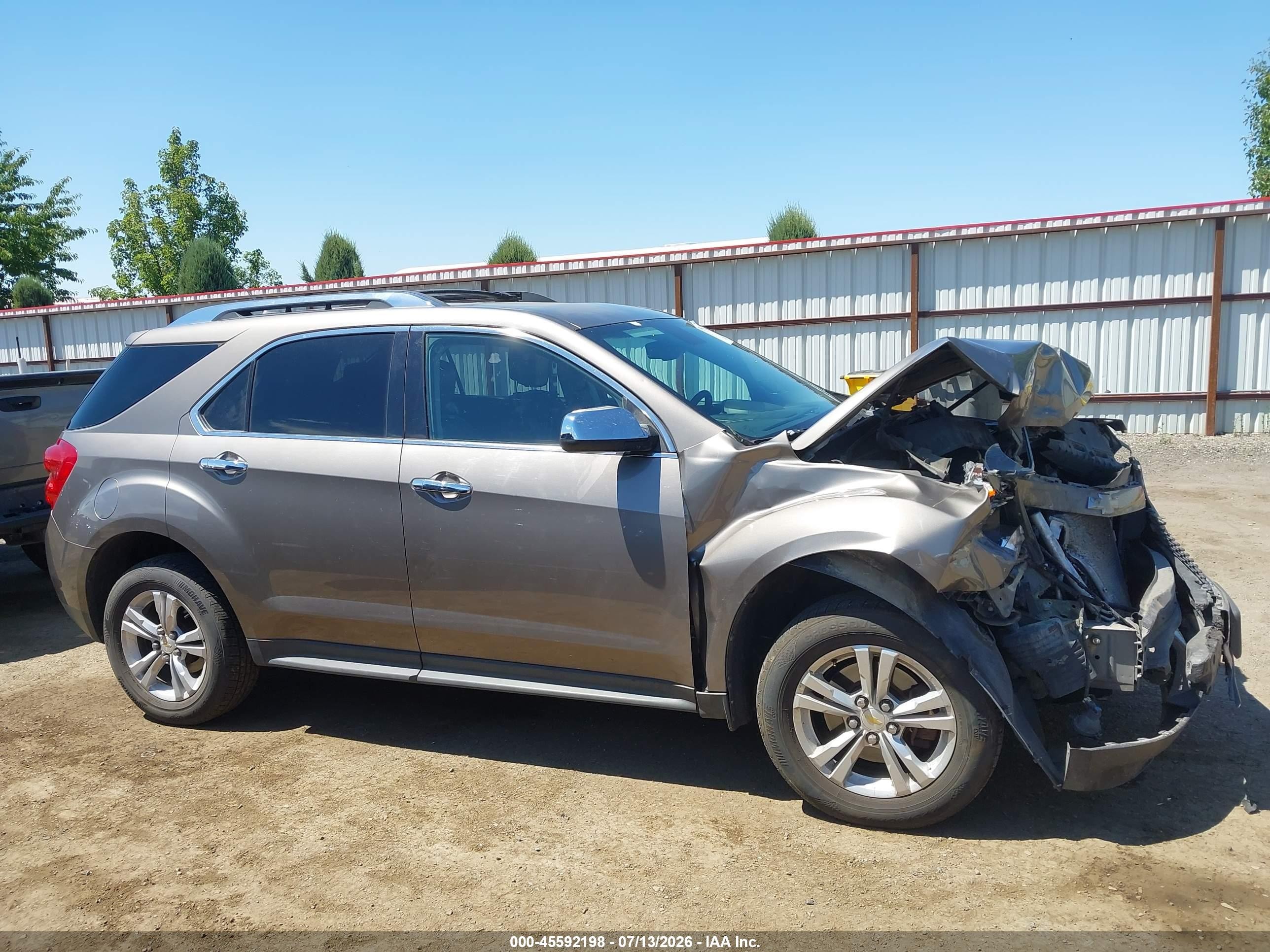 2012 Chevrolet Equinox Ltz Серый vin: 2GNFLGE50C6202273