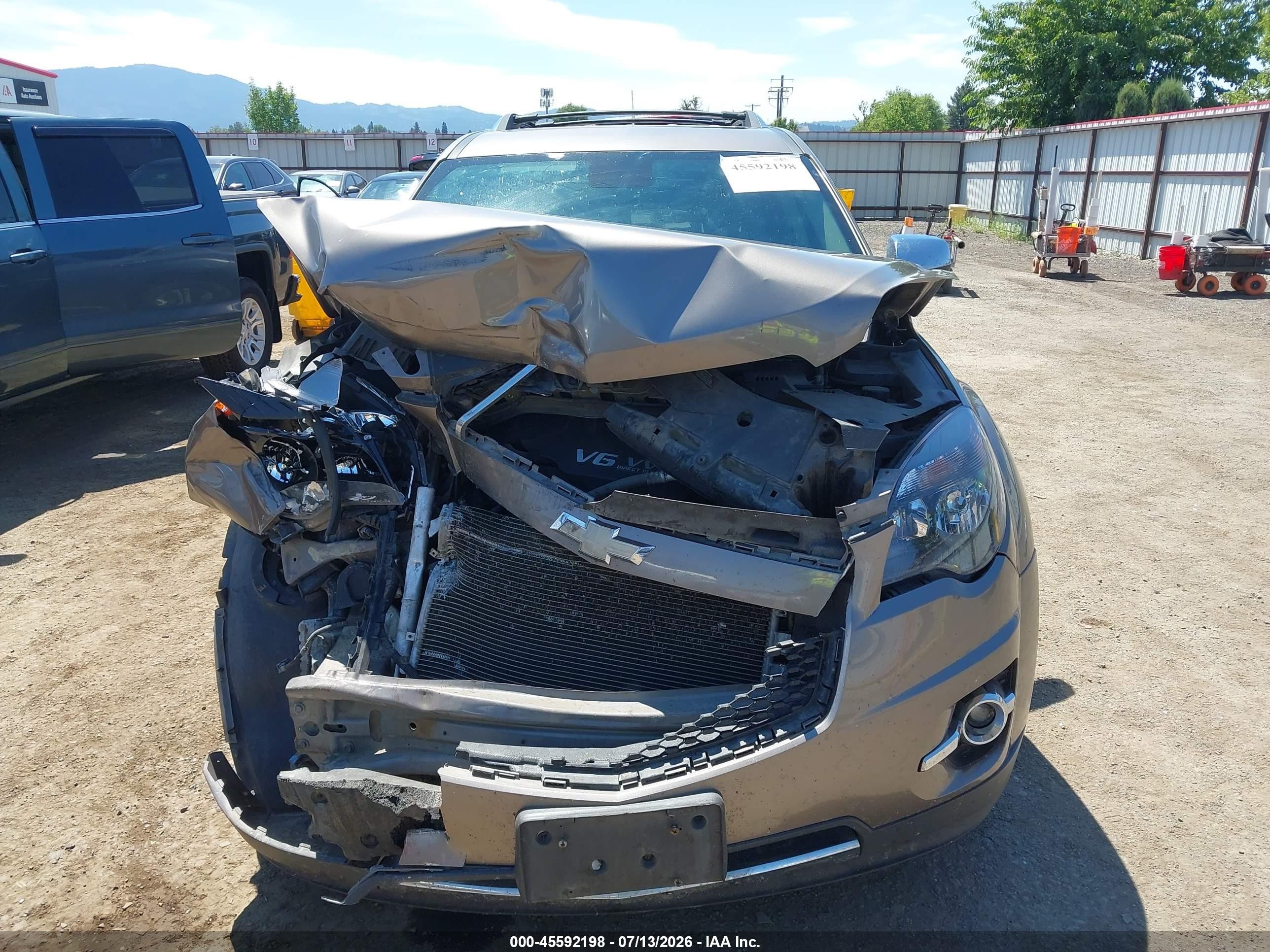 2012 Chevrolet Equinox Ltz Серый vin: 2GNFLGE50C6202273