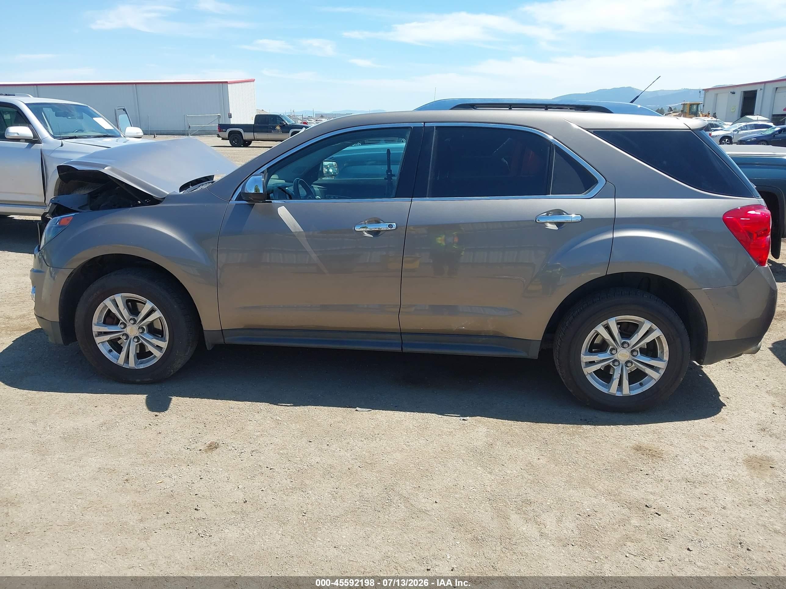 2012 Chevrolet Equinox Ltz Серый vin: 2GNFLGE50C6202273
