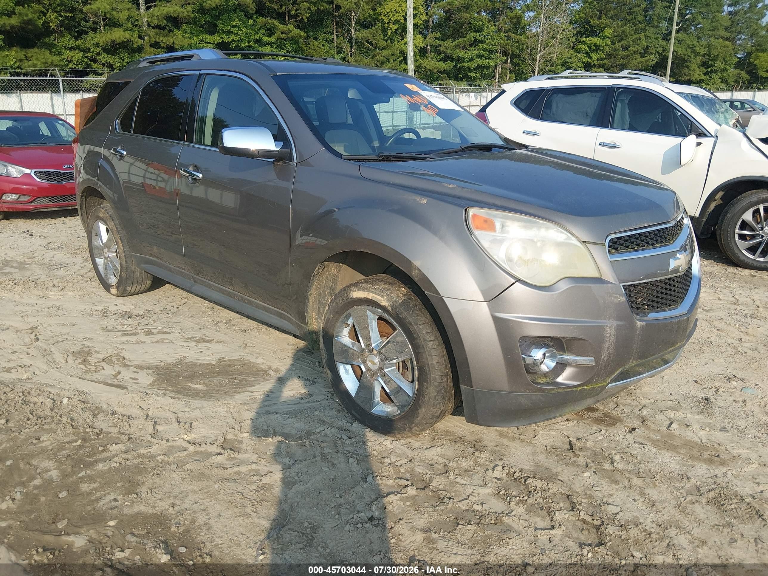 2012 Chevrolet Equinox Ltz Brown vin: 2GNFLGE50C6321750