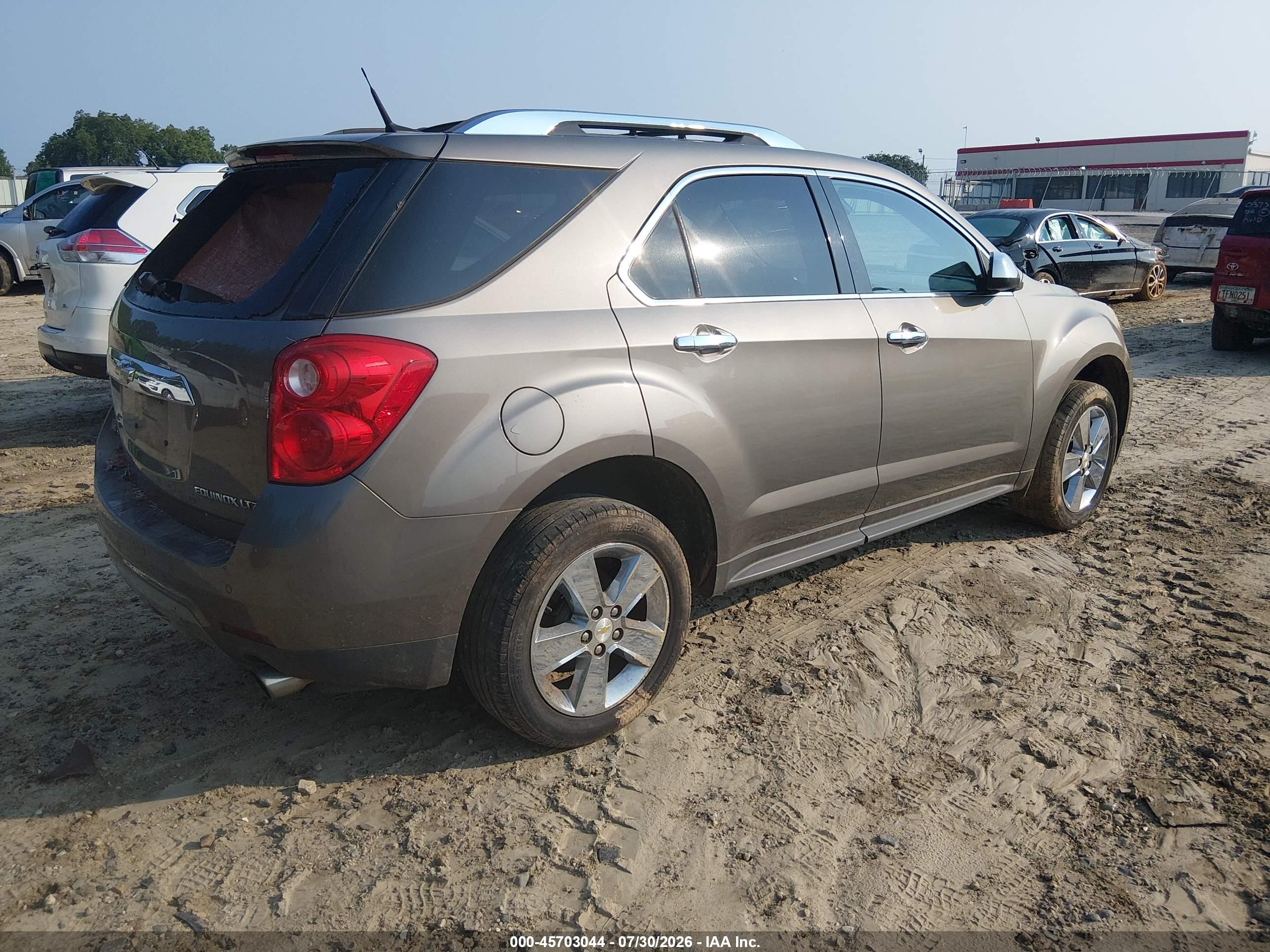 2012 Chevrolet Equinox Ltz Brown vin: 2GNFLGE50C6321750