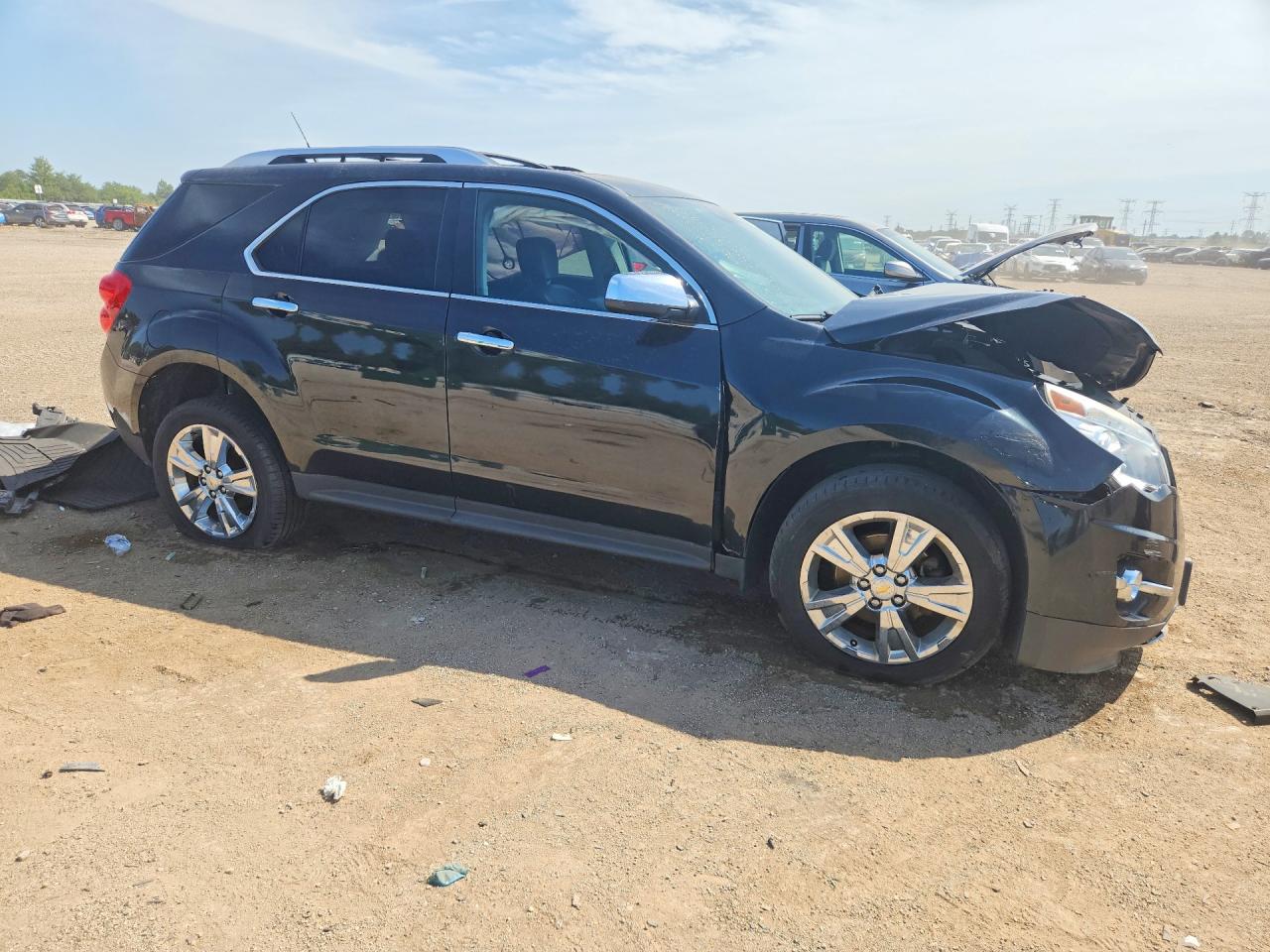 2012 Chevrolet Equinox Ltz Black vin: 2GNFLGE54C6205824