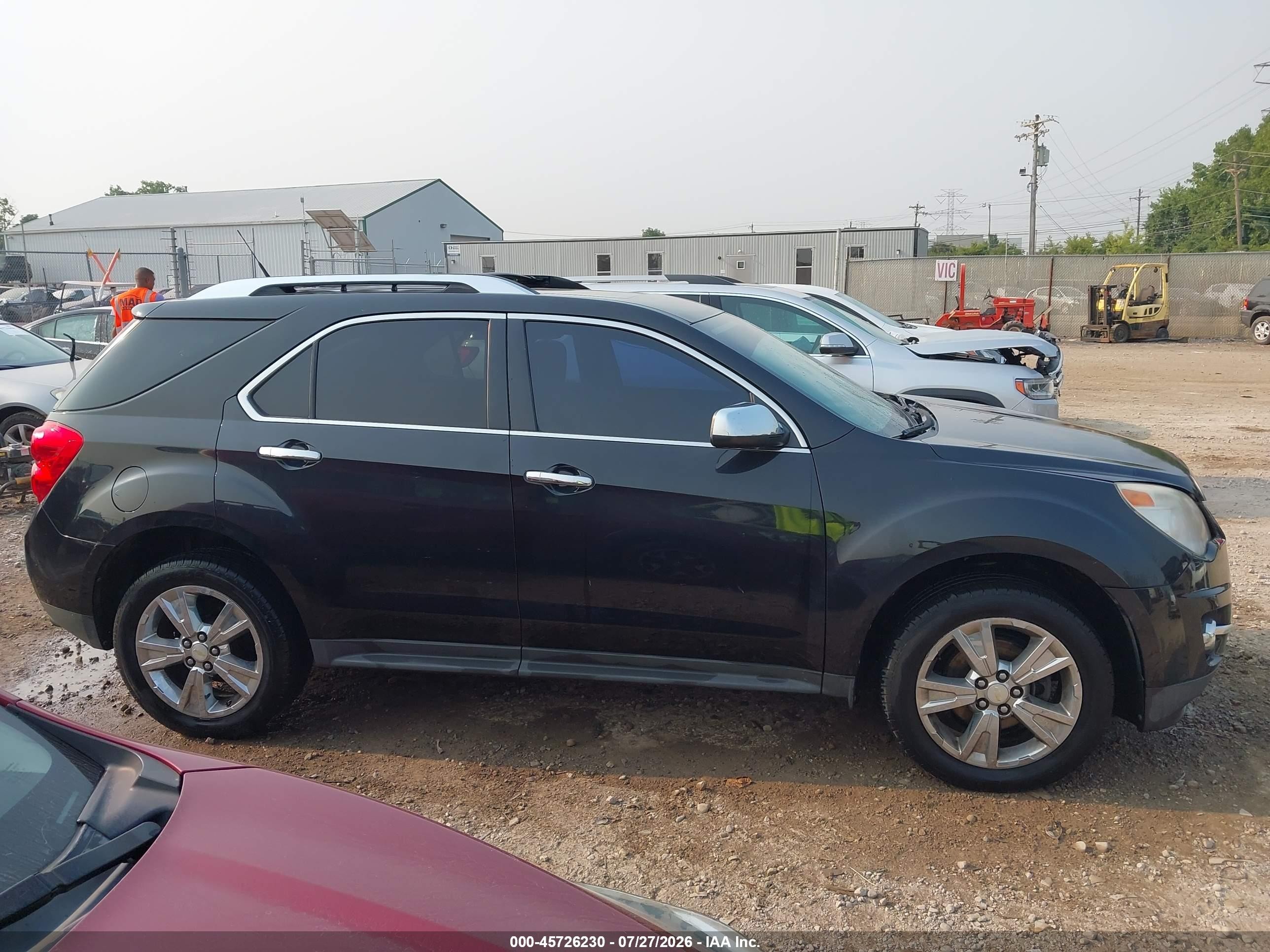 2012 Chevrolet Equinox Ltz Black vin: 2GNFLGE56C6182577