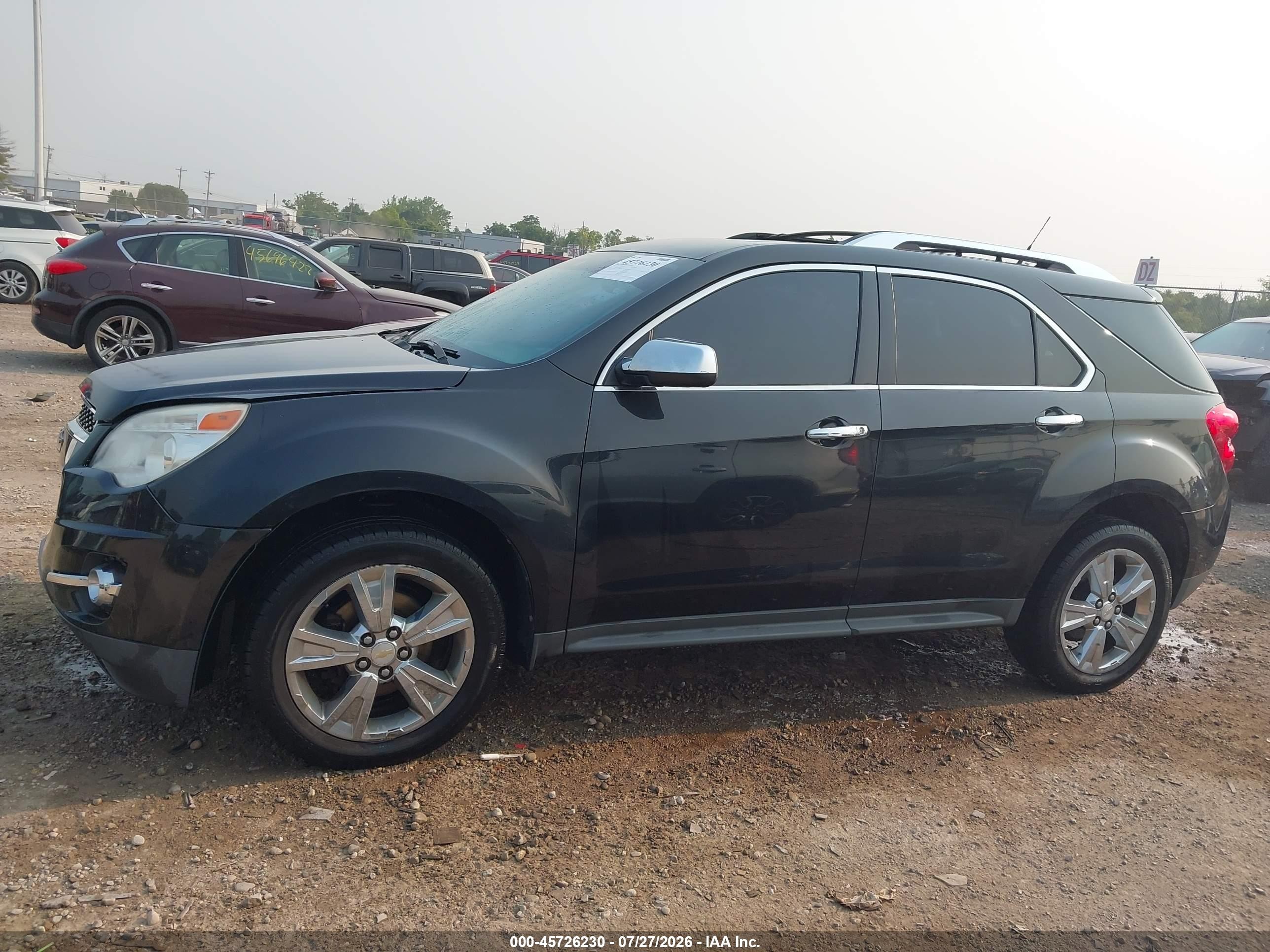2012 Chevrolet Equinox Ltz Black vin: 2GNFLGE56C6182577
