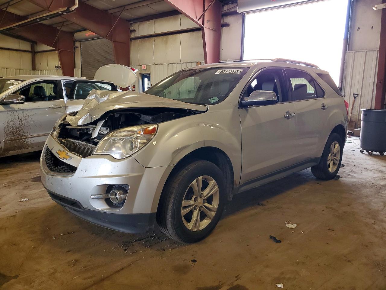 2012 Chevrolet Equinox Ltz Серебряный vin: 2GNFLGE56C6252322