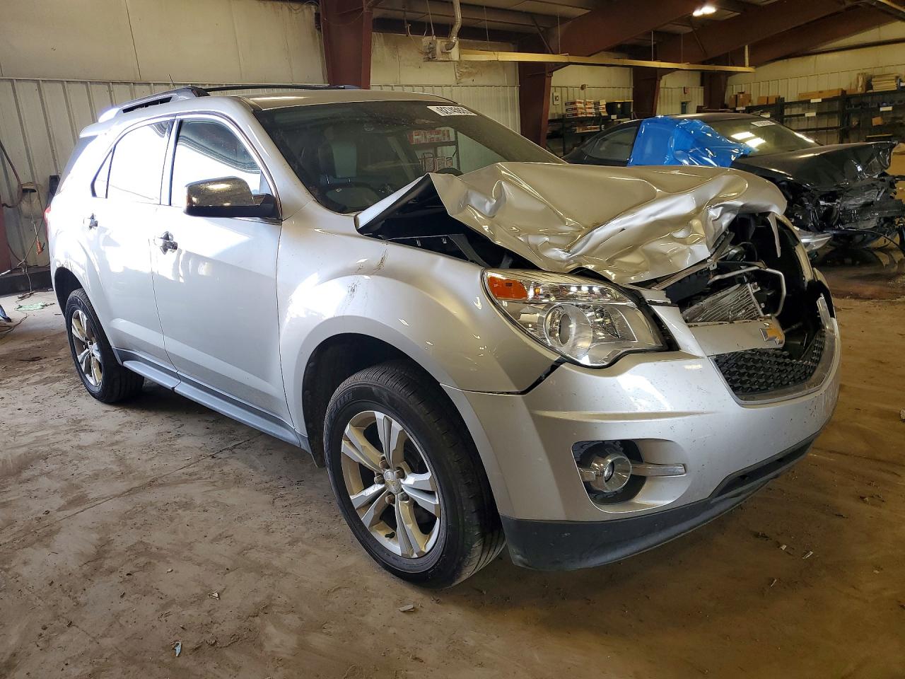 2012 Chevrolet Equinox Ltz Серебряный vin: 2GNFLGE56C6252322