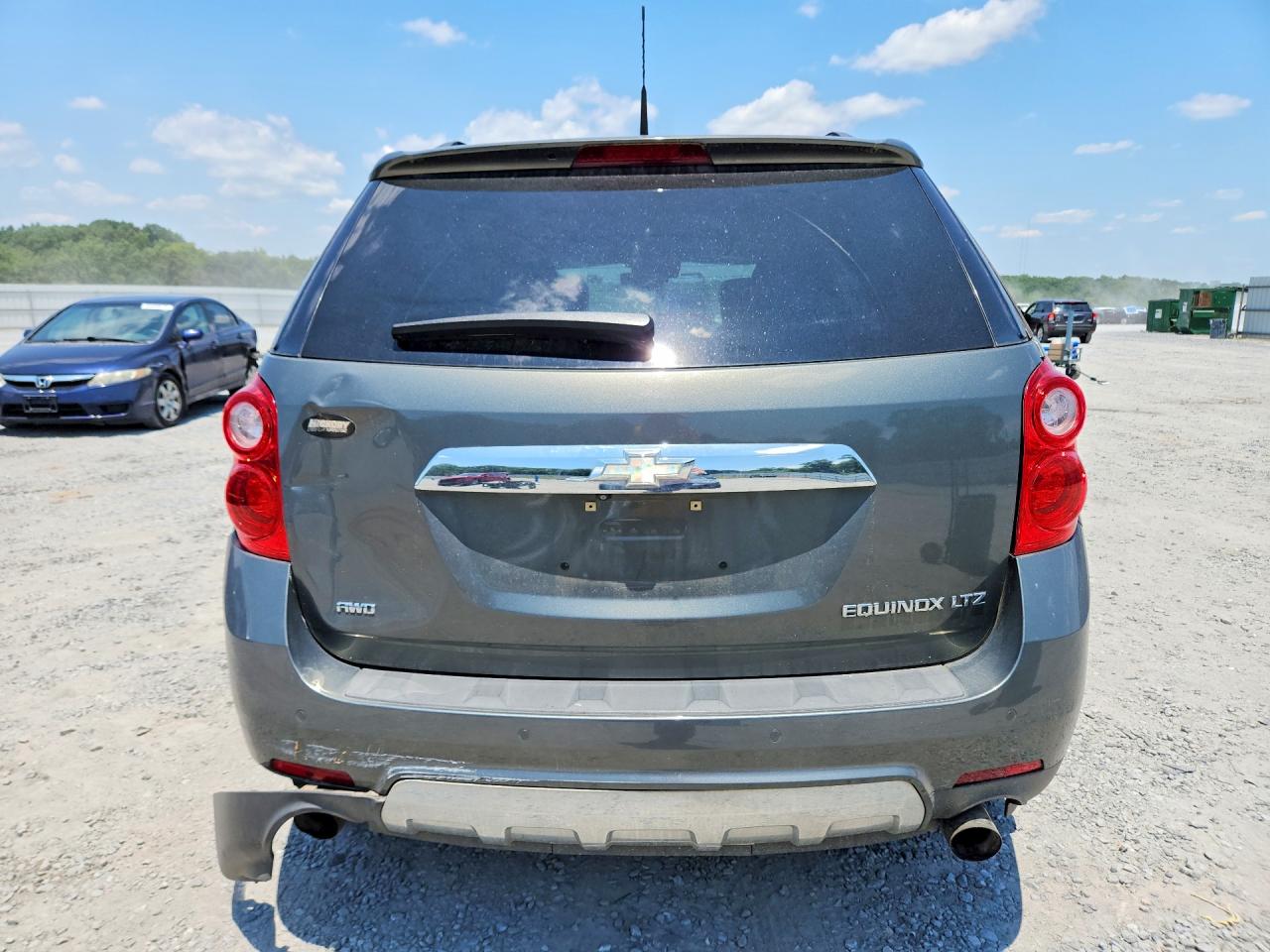 2012 Chevrolet Equinox Ltz Gray vin: 2GNFLGE56C6315211