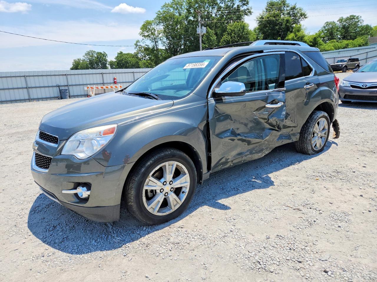 2012 Chevrolet Equinox Ltz Gray vin: 2GNFLGE56C6315211
