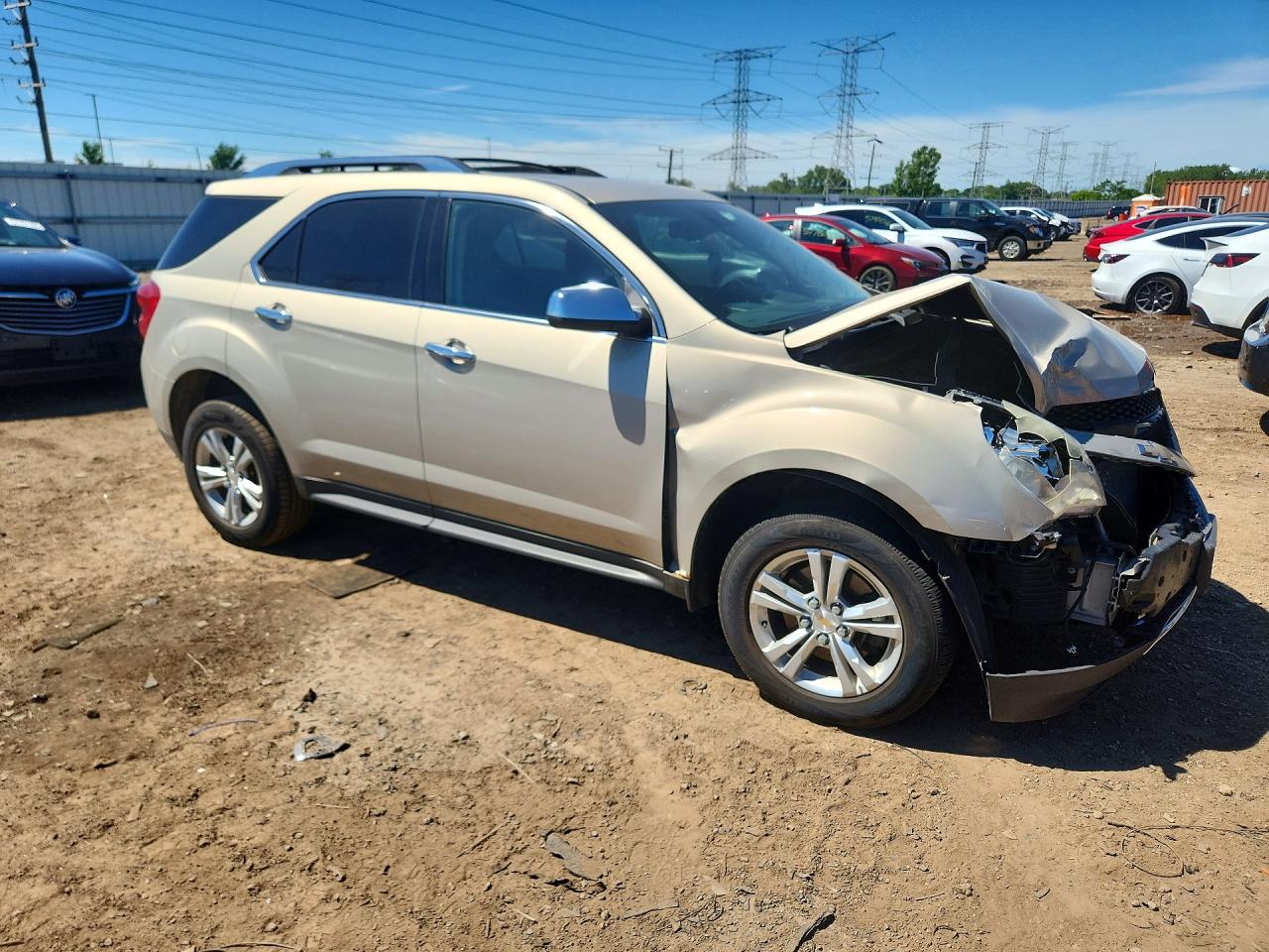 2012 Chevrolet Equinox Ltz Gold vin: 2GNFLGE56C6319288