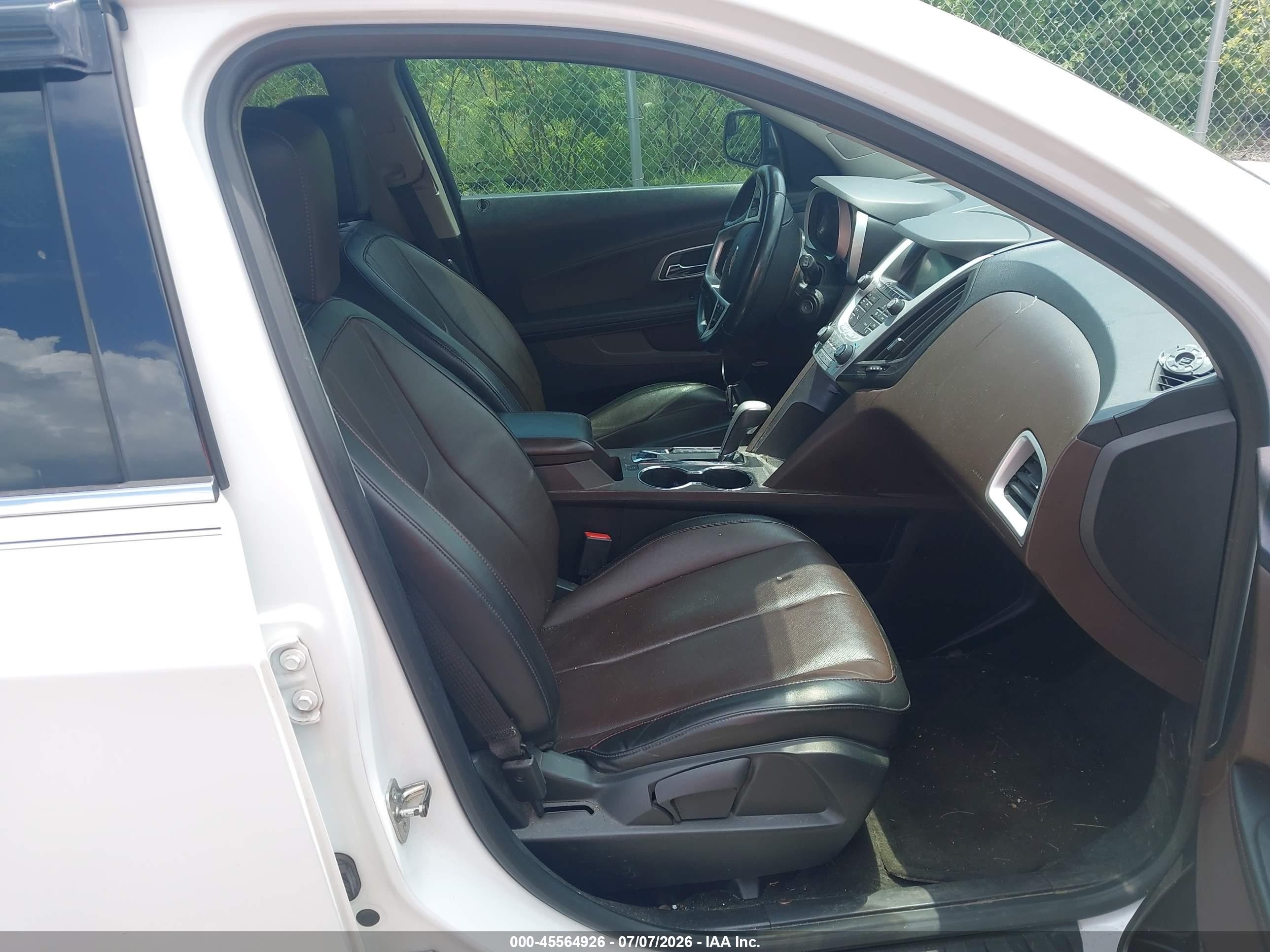2012 Chevrolet Equinox Ltz Белый vin: 2GNFLGE58C6312102