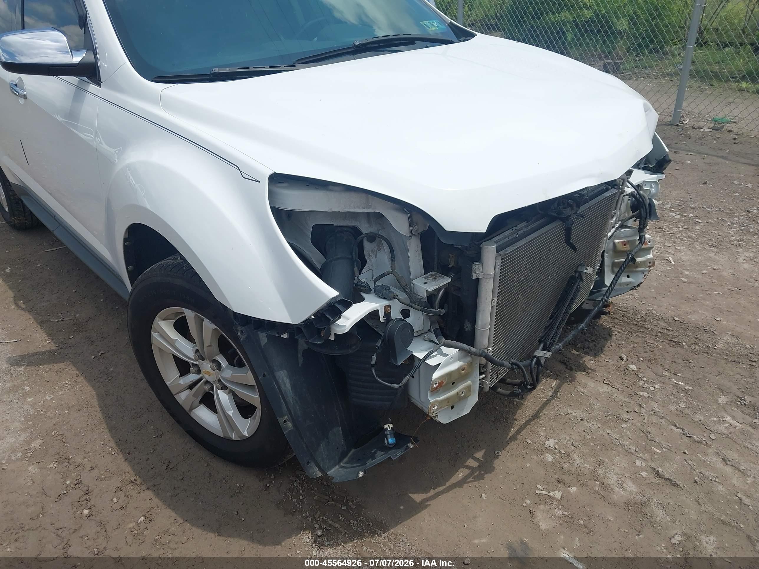 2012 Chevrolet Equinox Ltz Белый vin: 2GNFLGE58C6312102