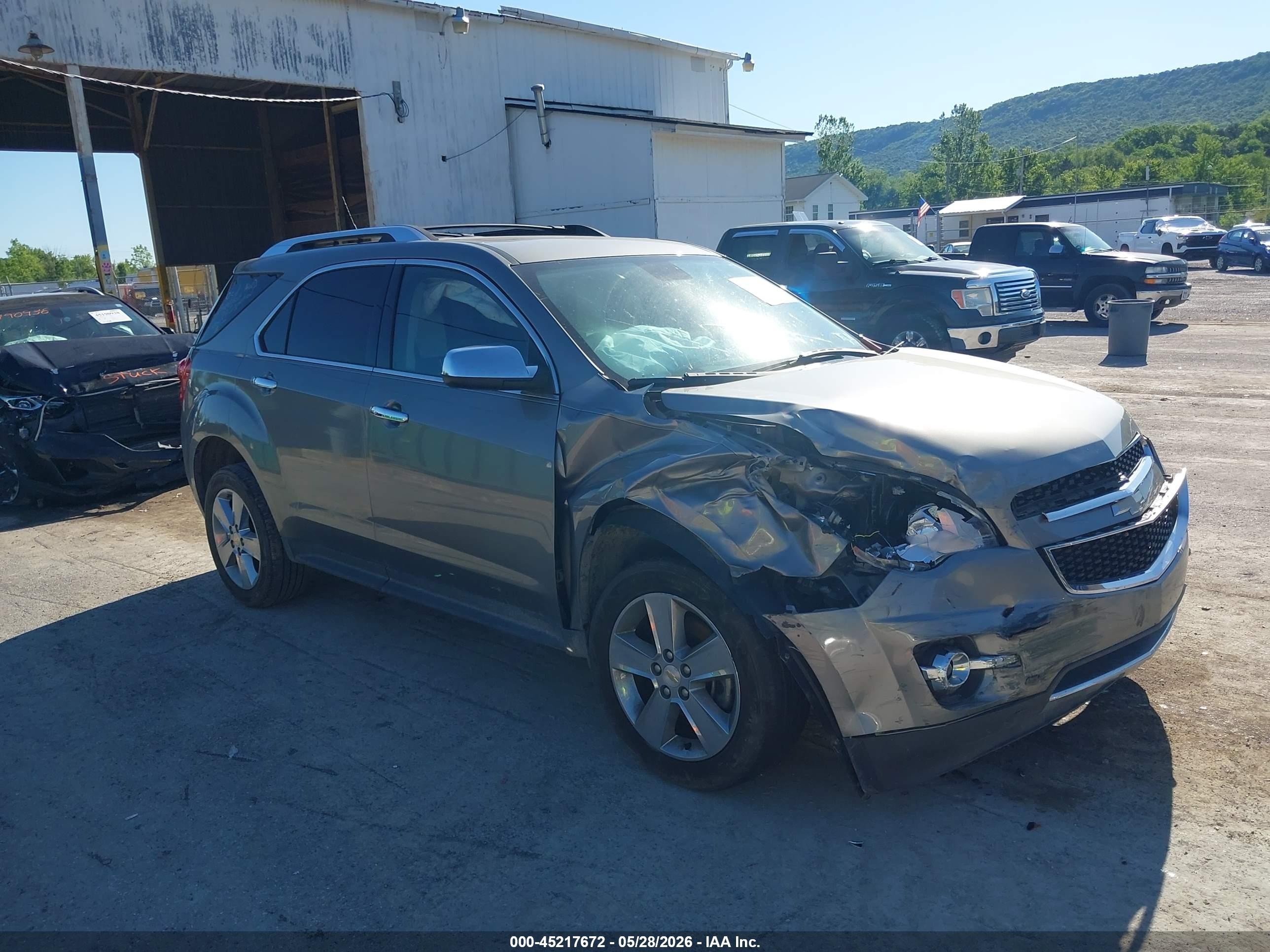 2012 Chevrolet Equinox Ltz Silver vin: 2GNFLGE59C6282527