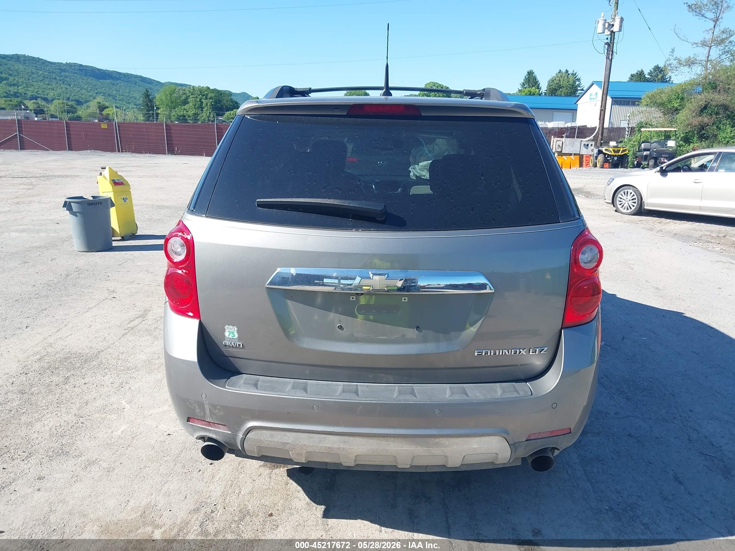 2012 Chevrolet Equinox Ltz Silver vin: 2GNFLGE59C6282527