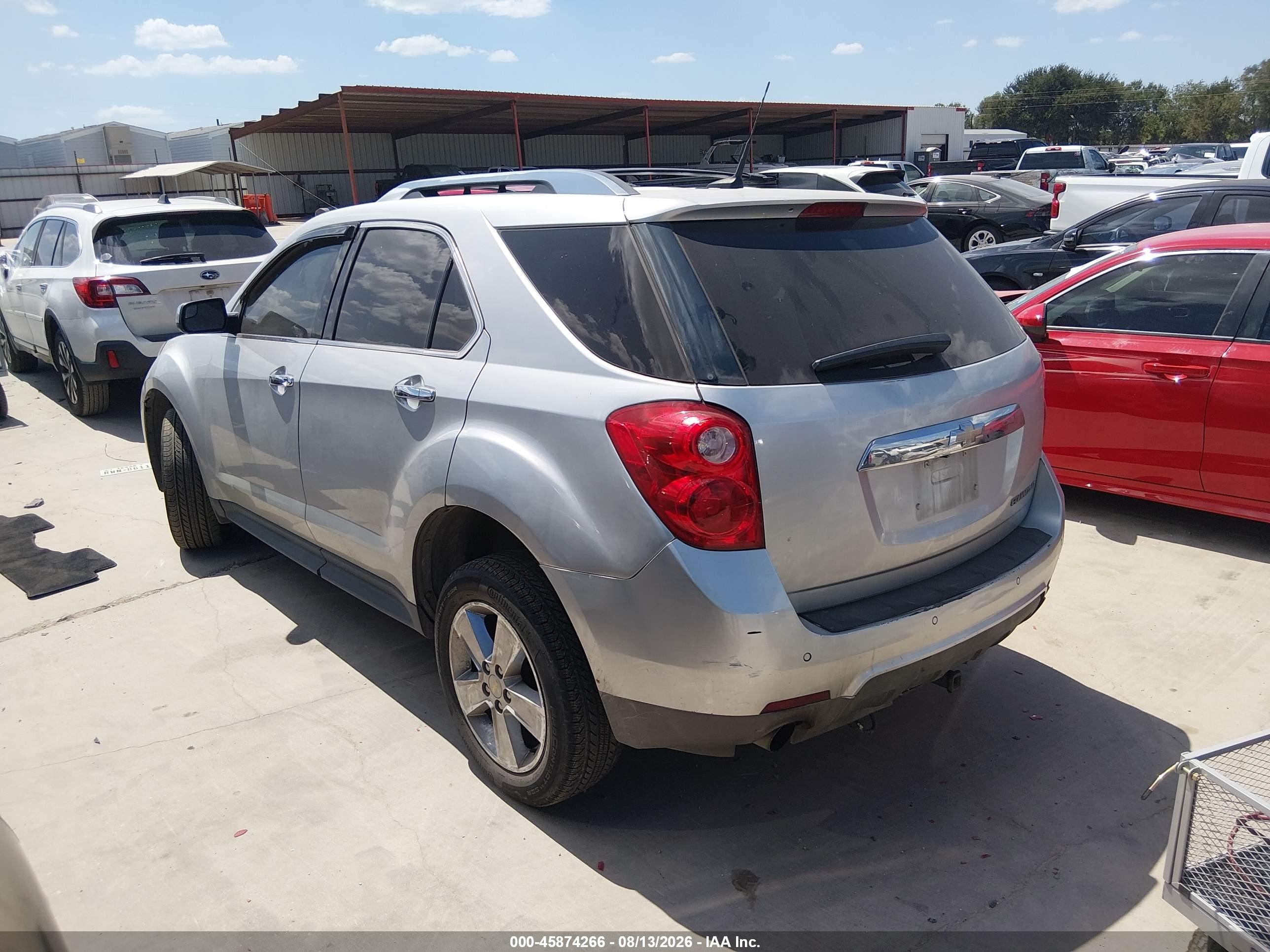 2012 Chevrolet Equinox Ltz Silver vin: 2GNFLGE5XC6232638