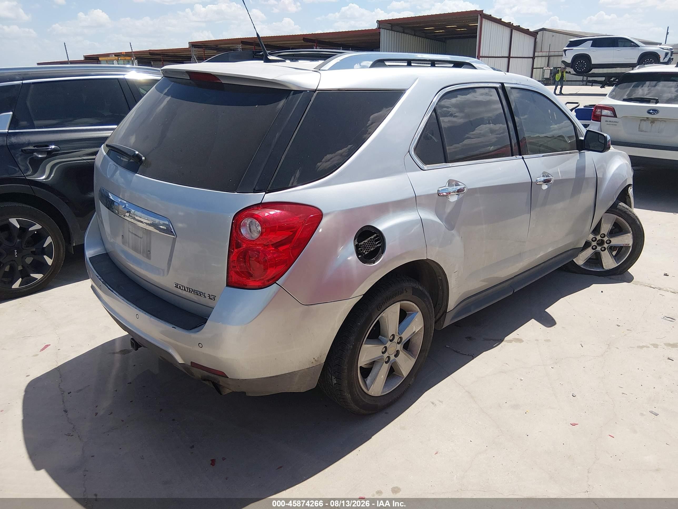 2012 Chevrolet Equinox Ltz Silver vin: 2GNFLGE5XC6232638