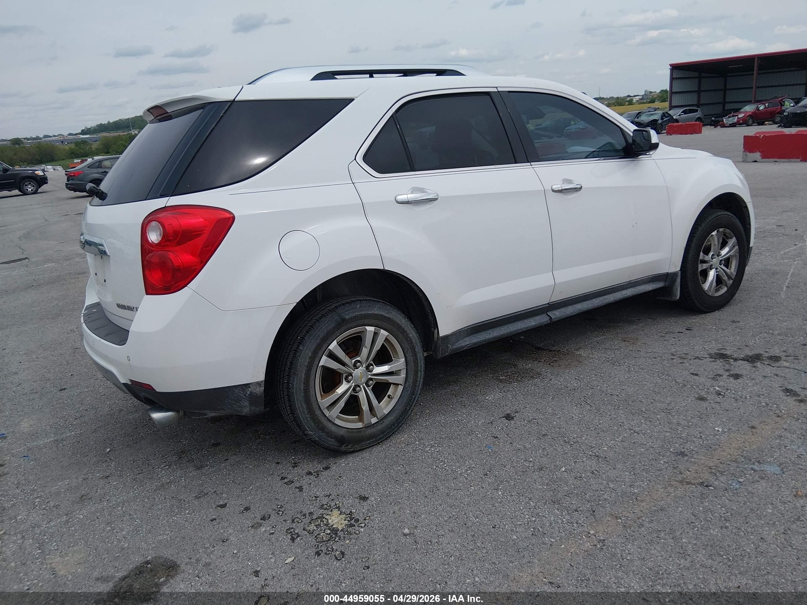 2012 Chevrolet Equinox Ltz White vin: 2GNFLGE5XC6238441