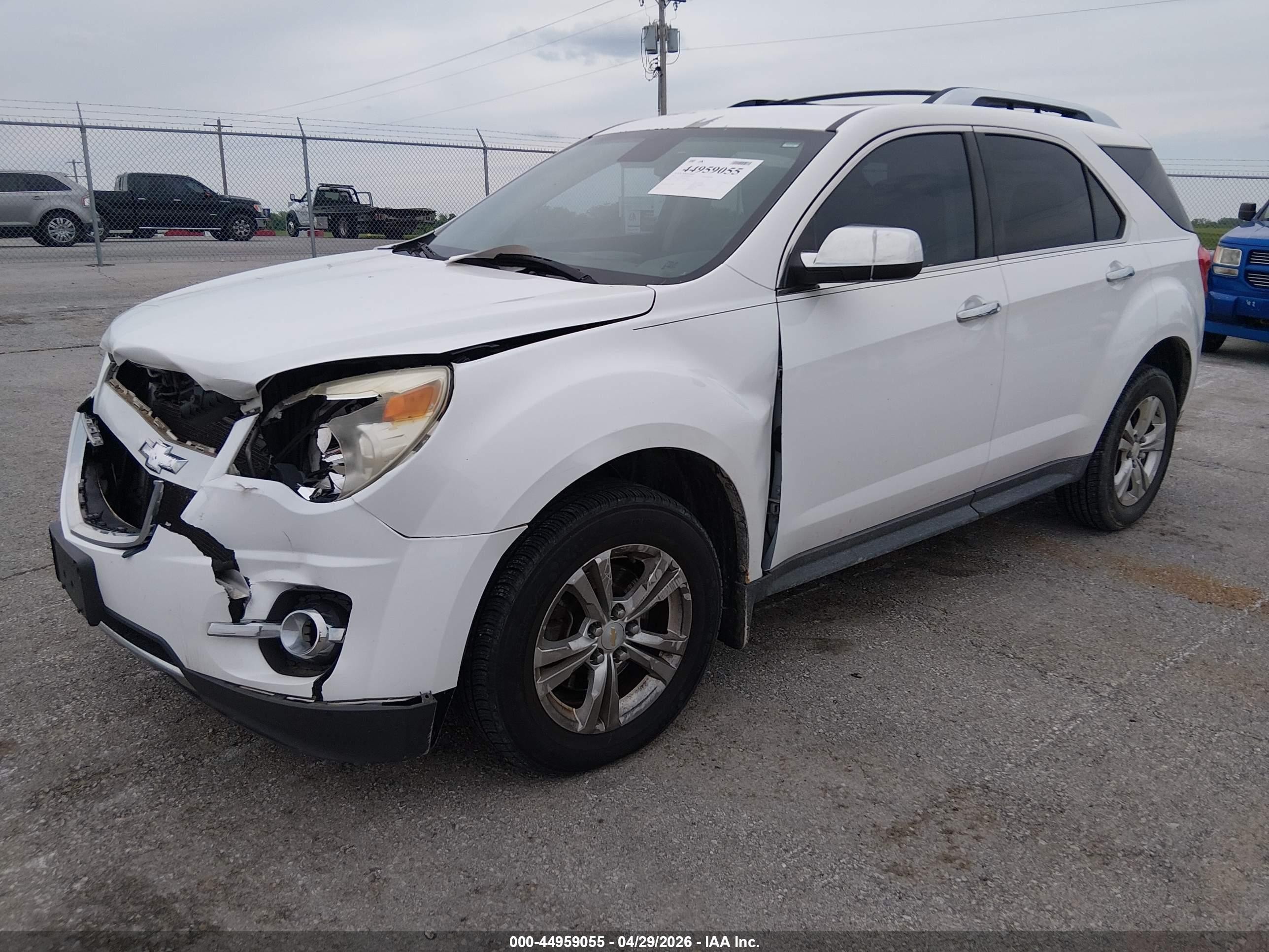 2012 Chevrolet Equinox Ltz White vin: 2GNFLGE5XC6238441