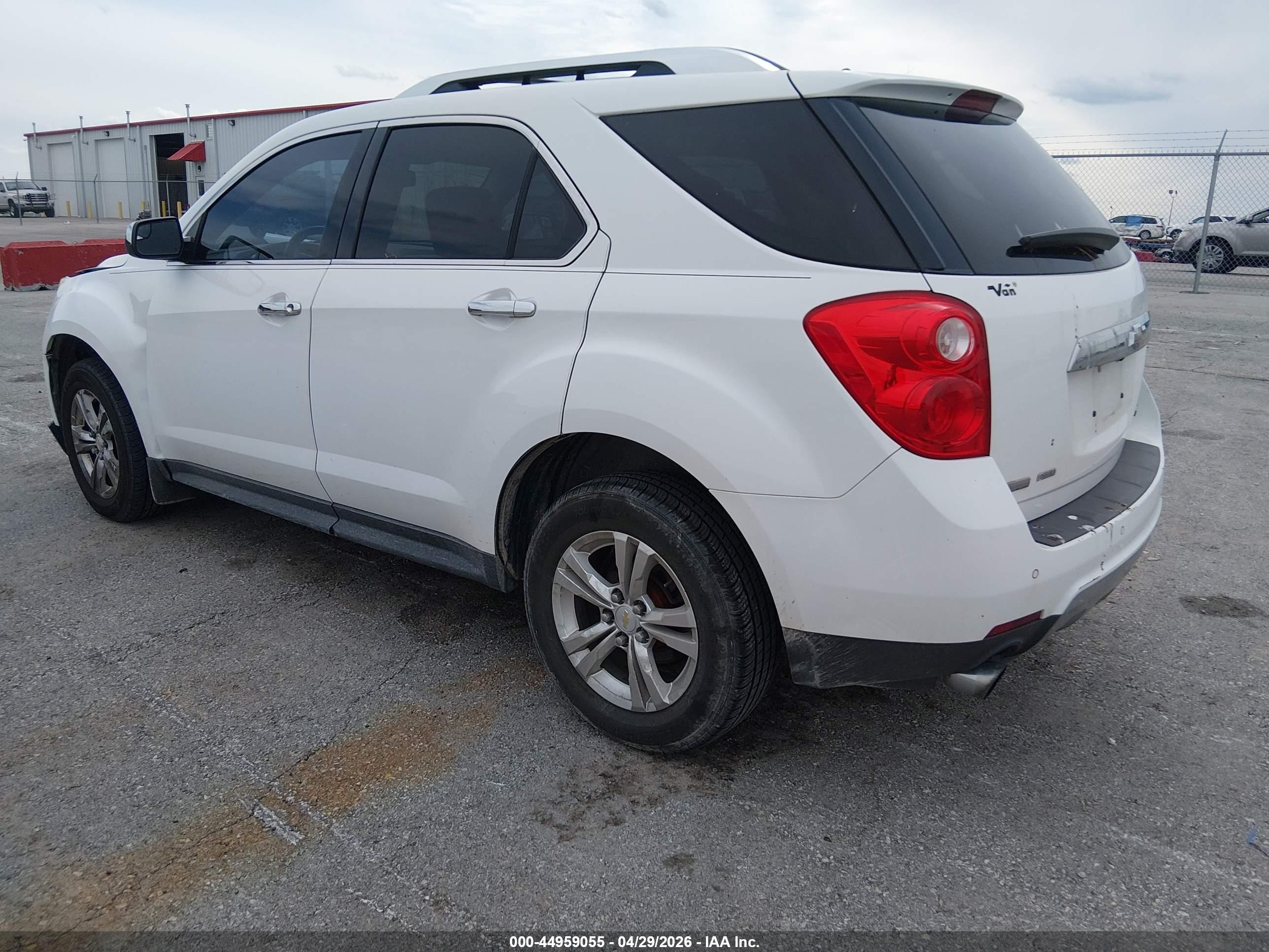 2012 Chevrolet Equinox Ltz White vin: 2GNFLGE5XC6238441