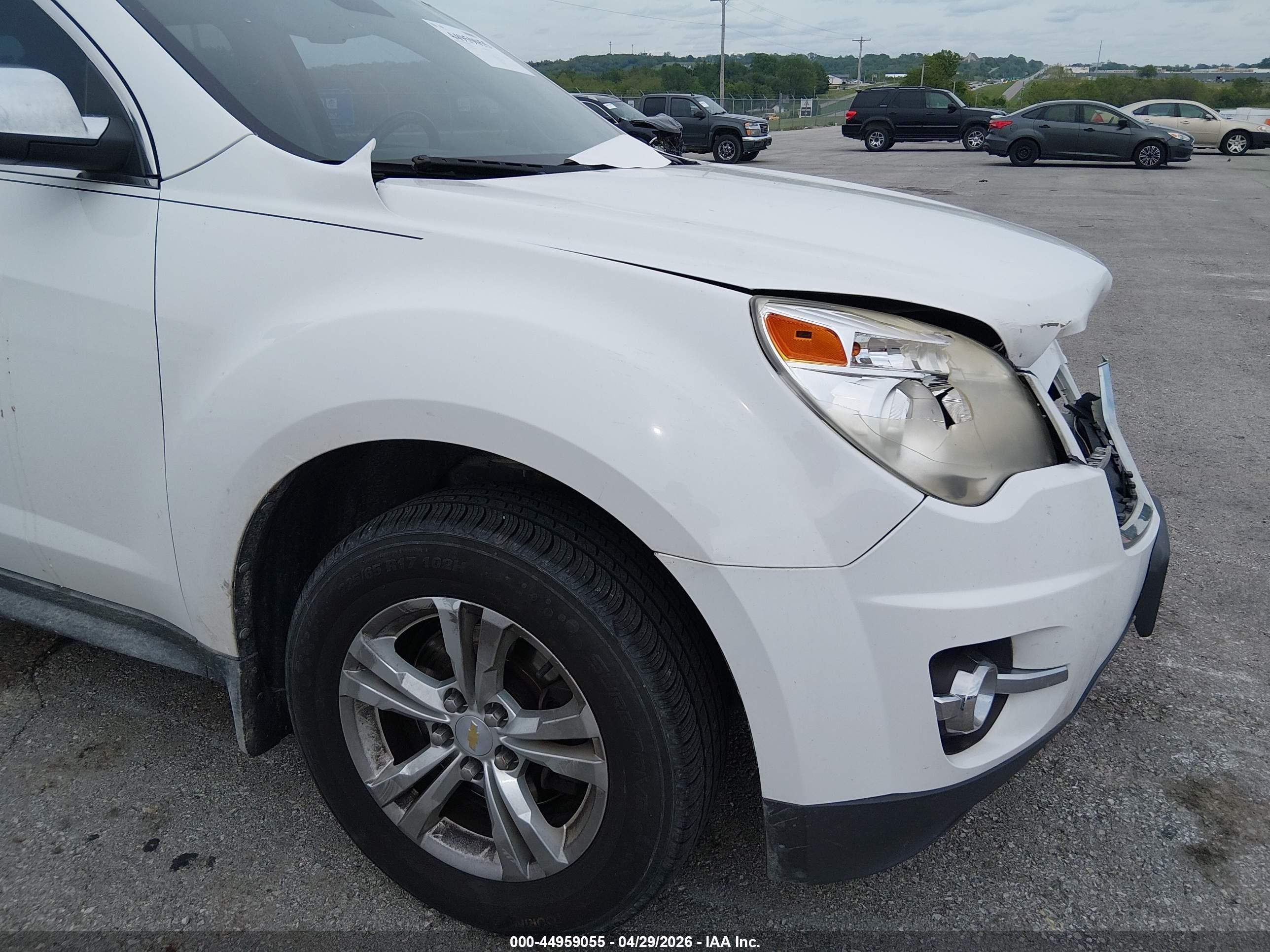 2012 Chevrolet Equinox Ltz White vin: 2GNFLGE5XC6238441
