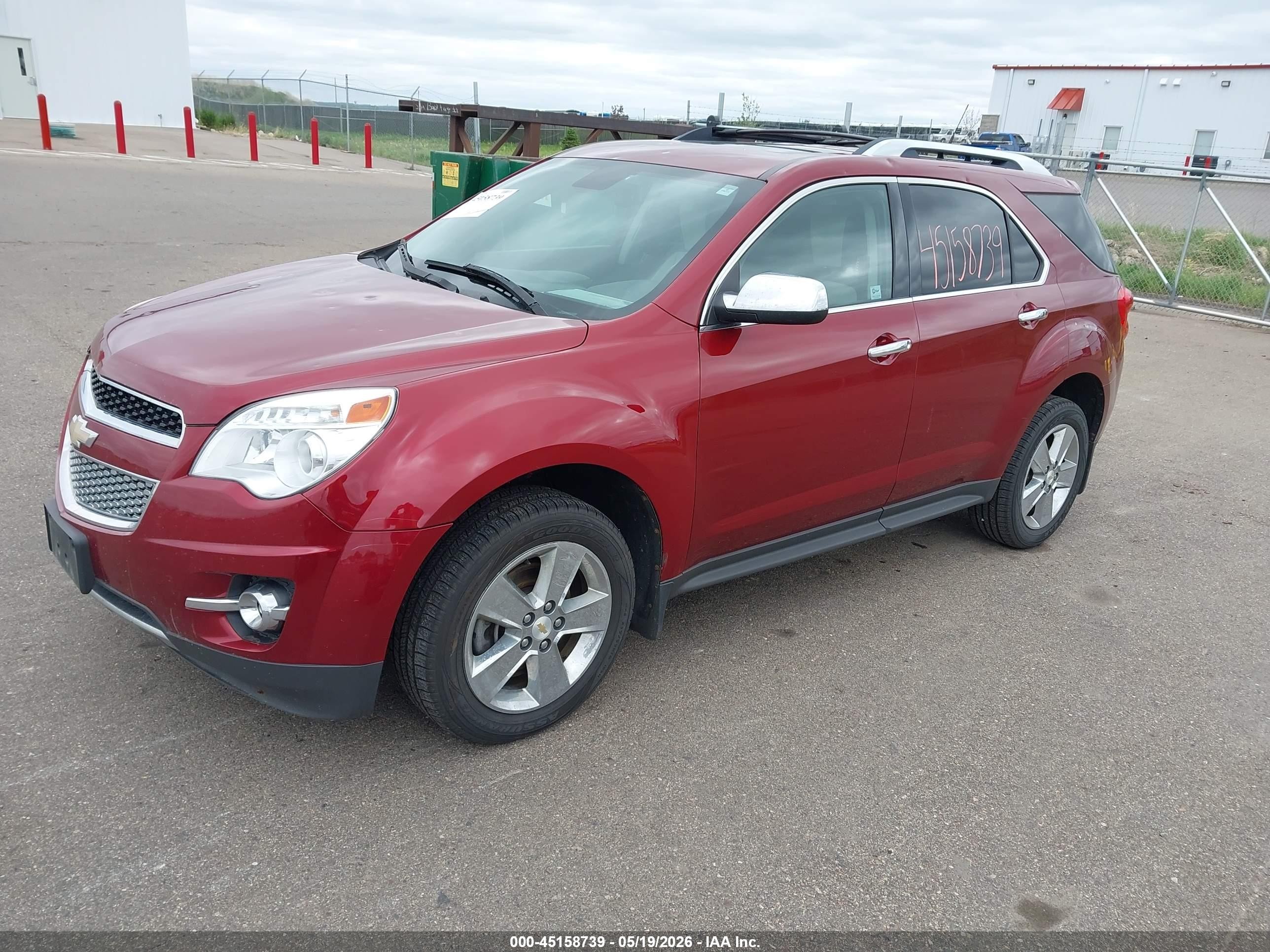 2012 Chevrolet Equinox Ltz Red vin: 2GNFLGEK0C6338697