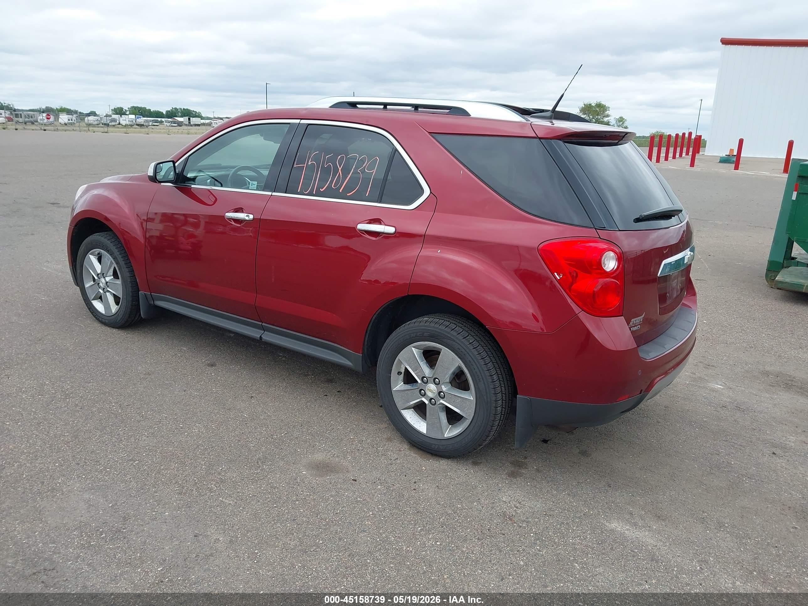 2012 Chevrolet Equinox Ltz Red vin: 2GNFLGEK0C6338697