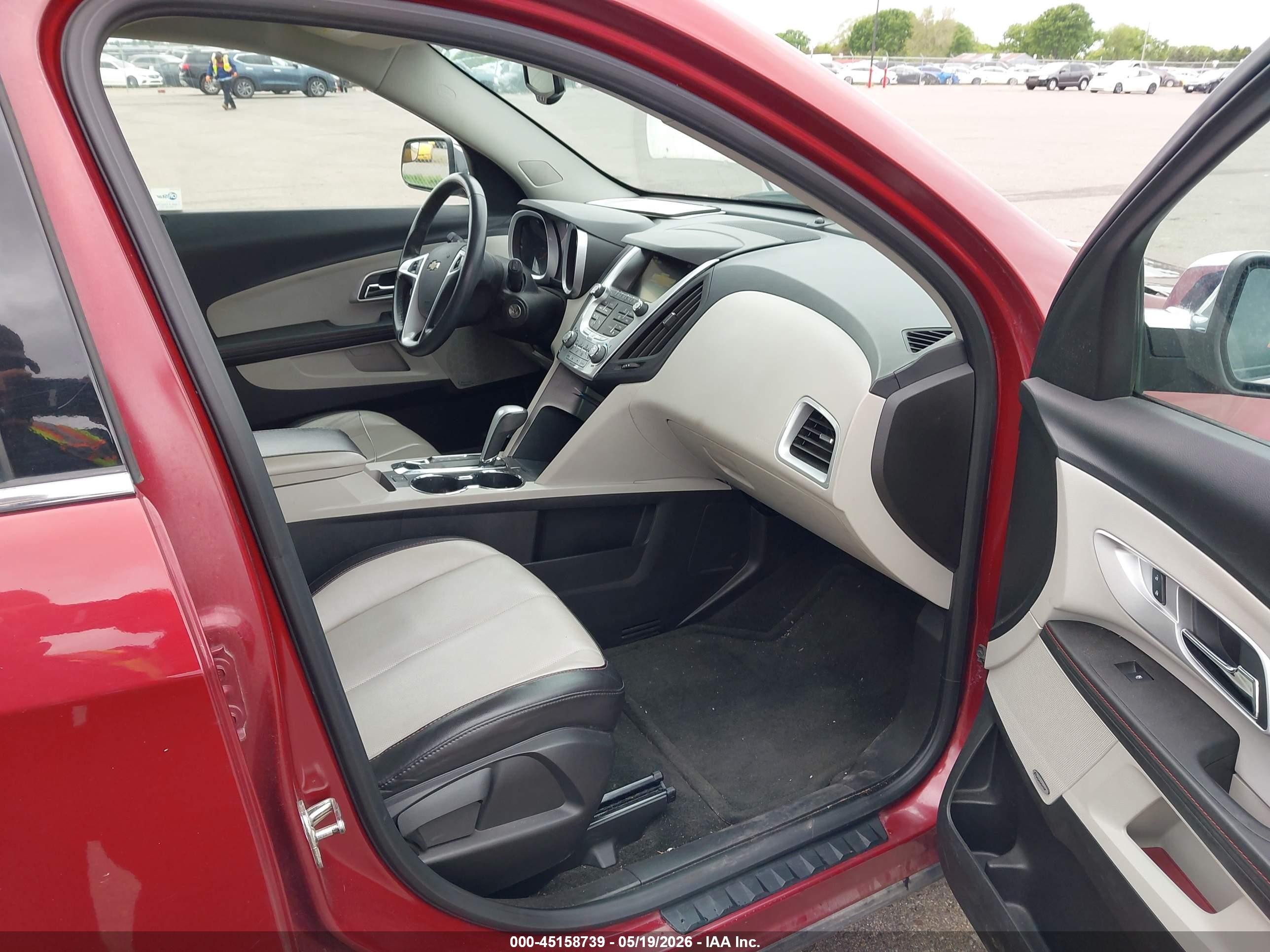 2012 Chevrolet Equinox Ltz Red vin: 2GNFLGEK0C6338697