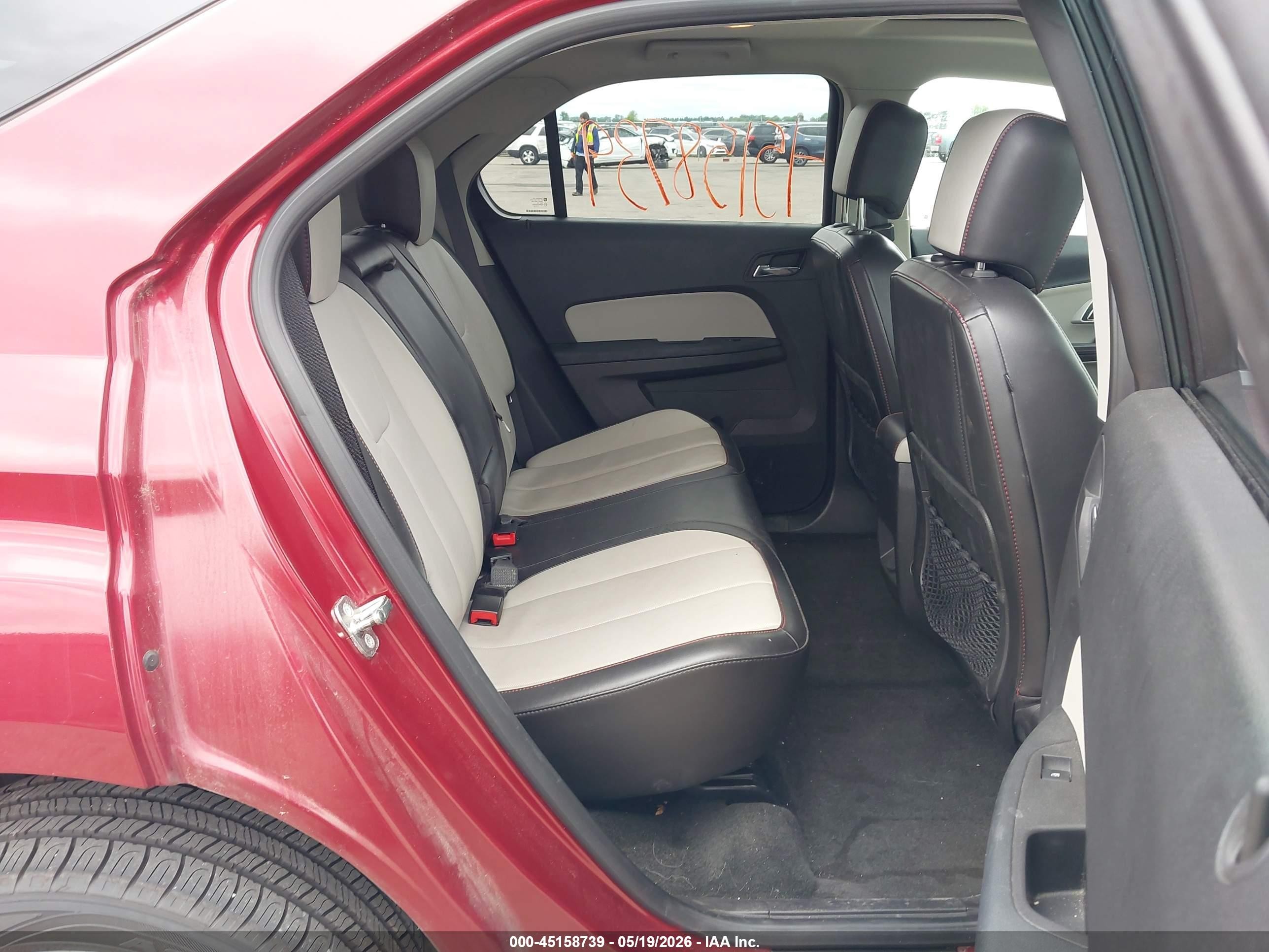 2012 Chevrolet Equinox Ltz Red vin: 2GNFLGEK0C6338697
