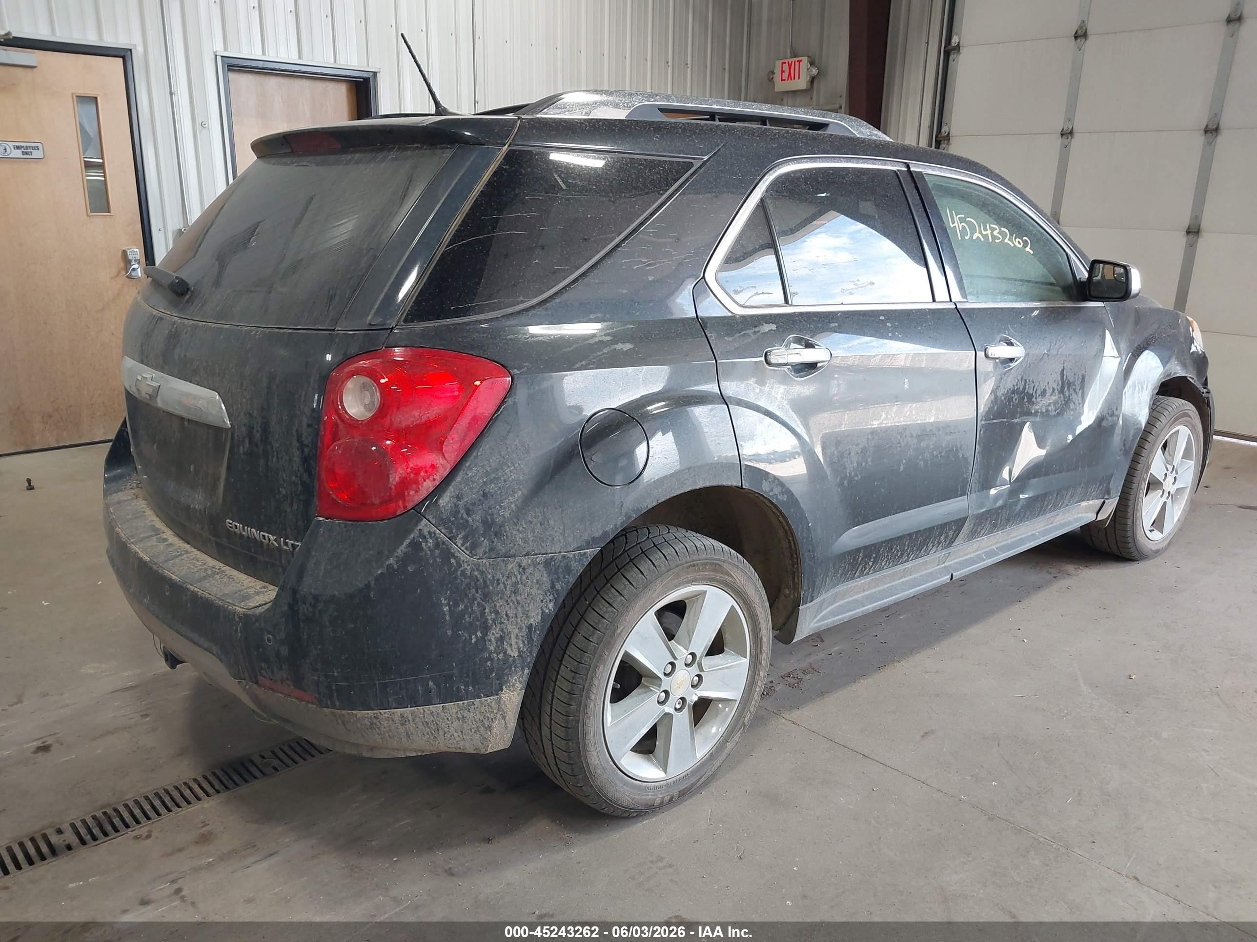 2013 Chevrolet Equinox Ltz Black vin: 2GNFLGEK0D6267275