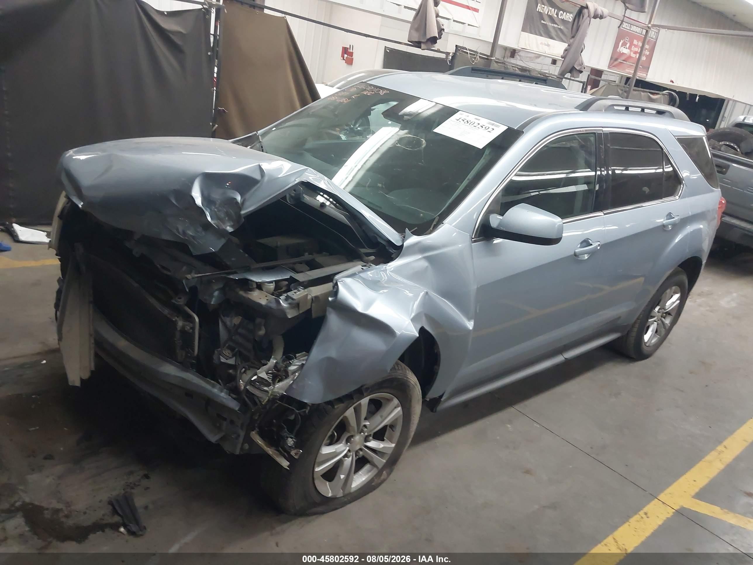 2015 Chevrolet Equinox Lt Light Blue vin: 2GNFLGEK0F6173187