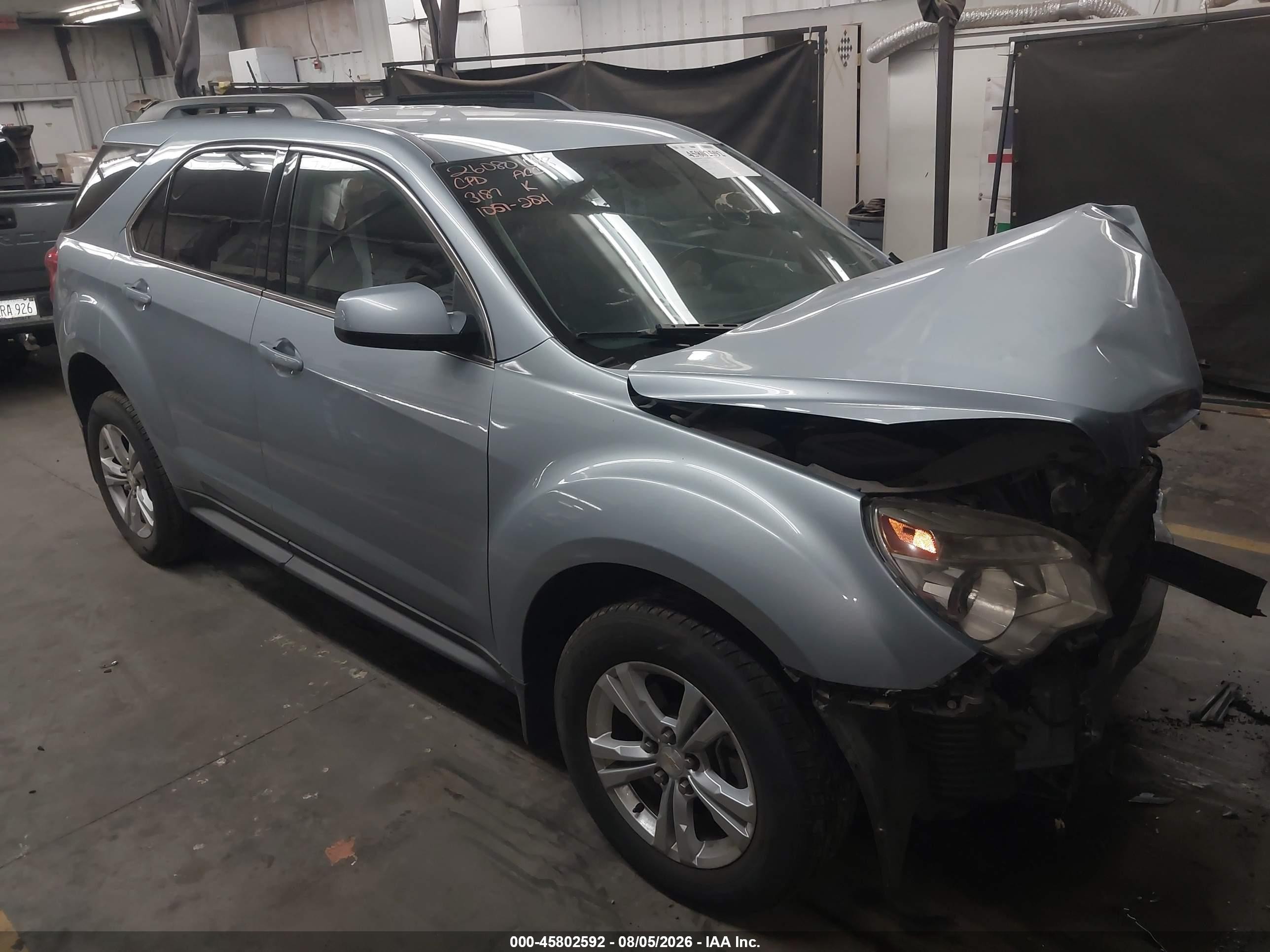 2015 Chevrolet Equinox Lt Light Blue vin: 2GNFLGEK0F6173187