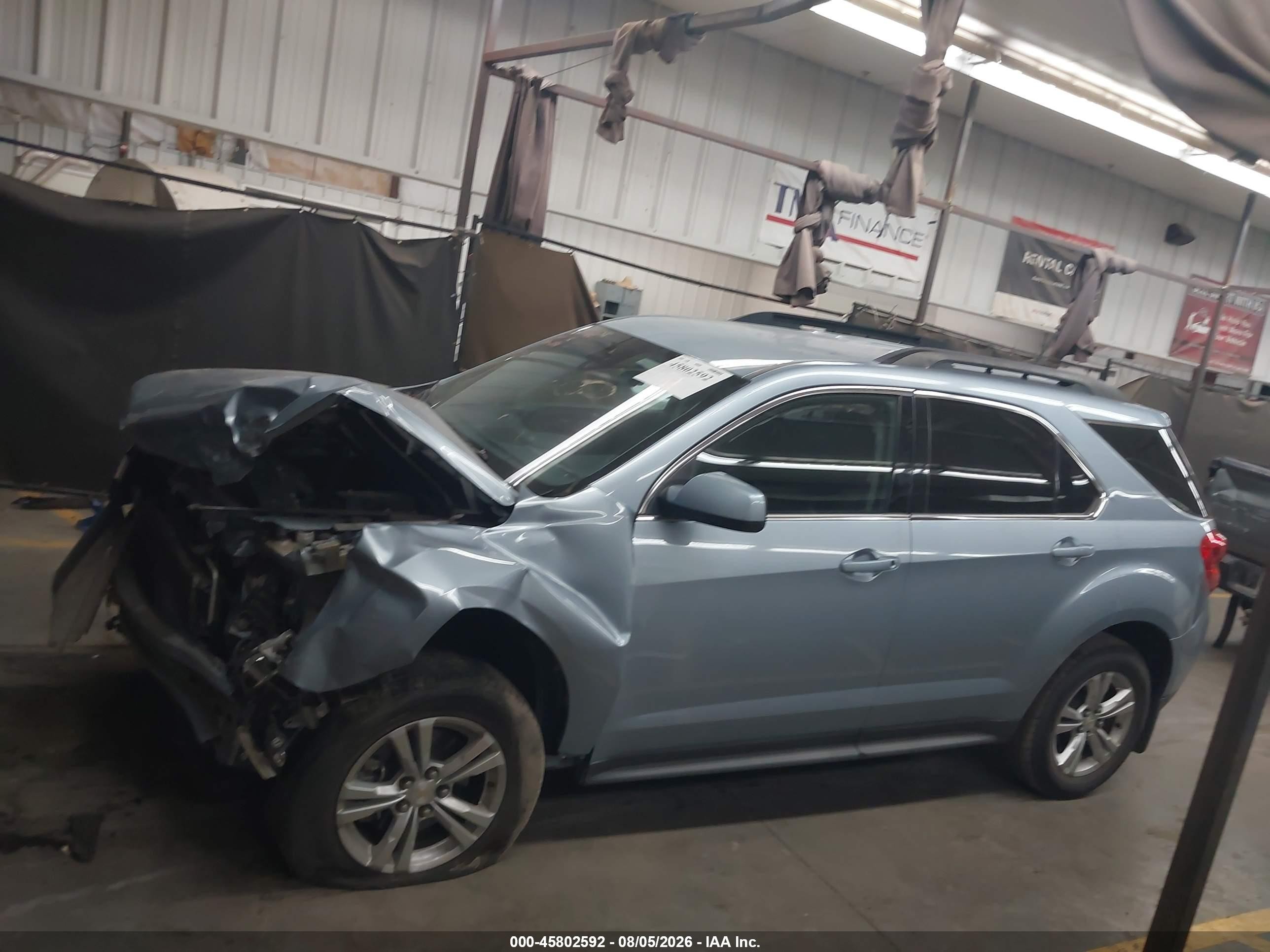 2015 Chevrolet Equinox Lt Light Blue vin: 2GNFLGEK0F6173187