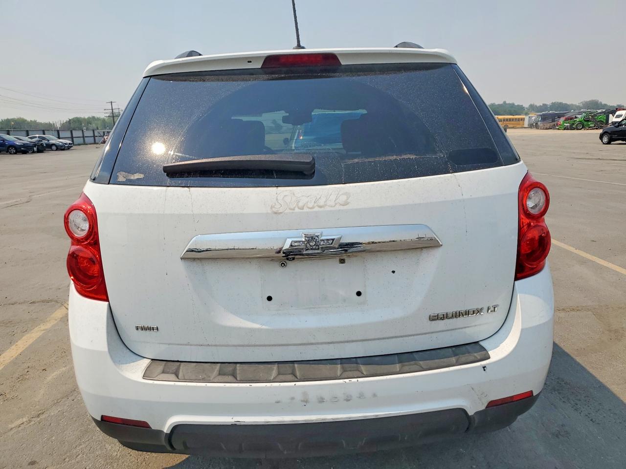 2015 Chevrolet Equinox Lt White vin: 2GNFLGEK0F6222369